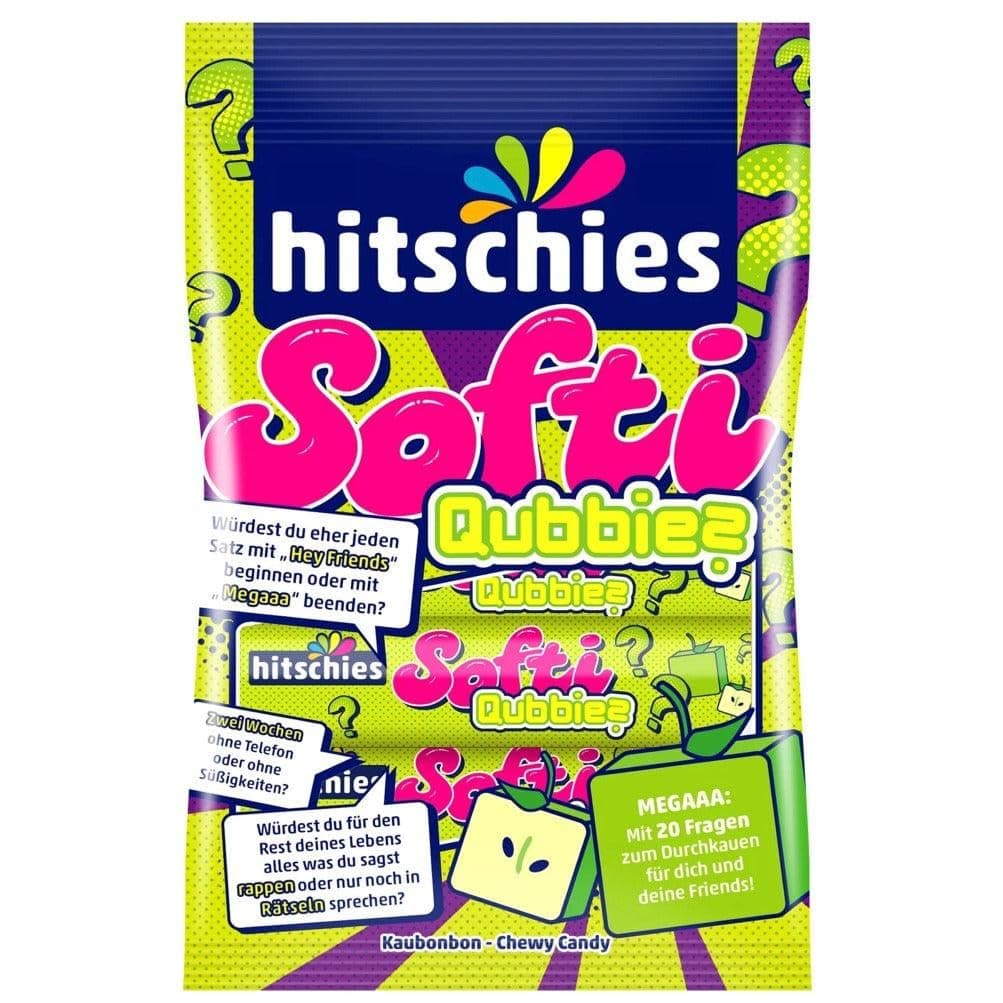 Hitschler Softi Qubbies Apple Chewy Candy - 80g