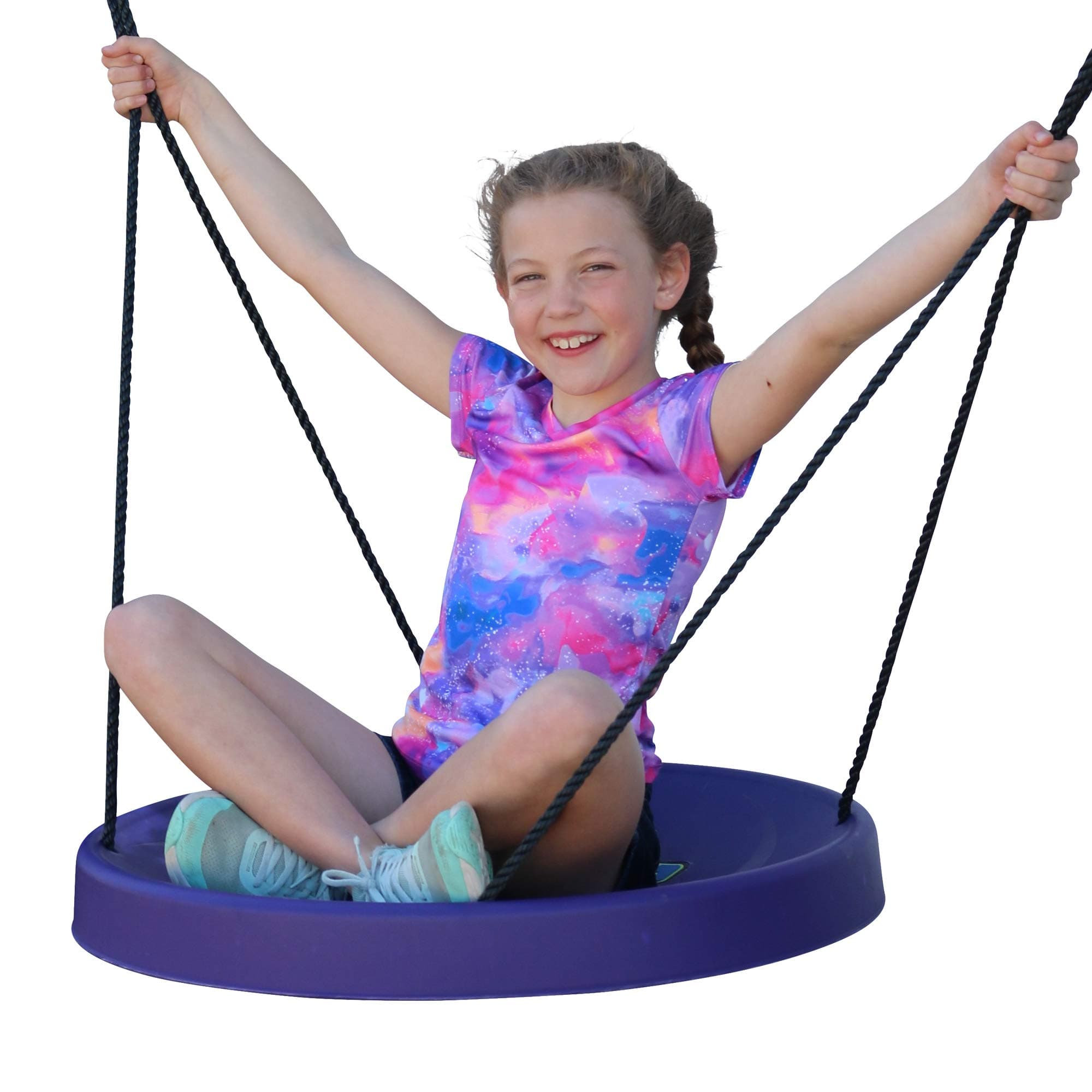 M & M Sales Enterprises Air Riderz Saucer Swing Purple