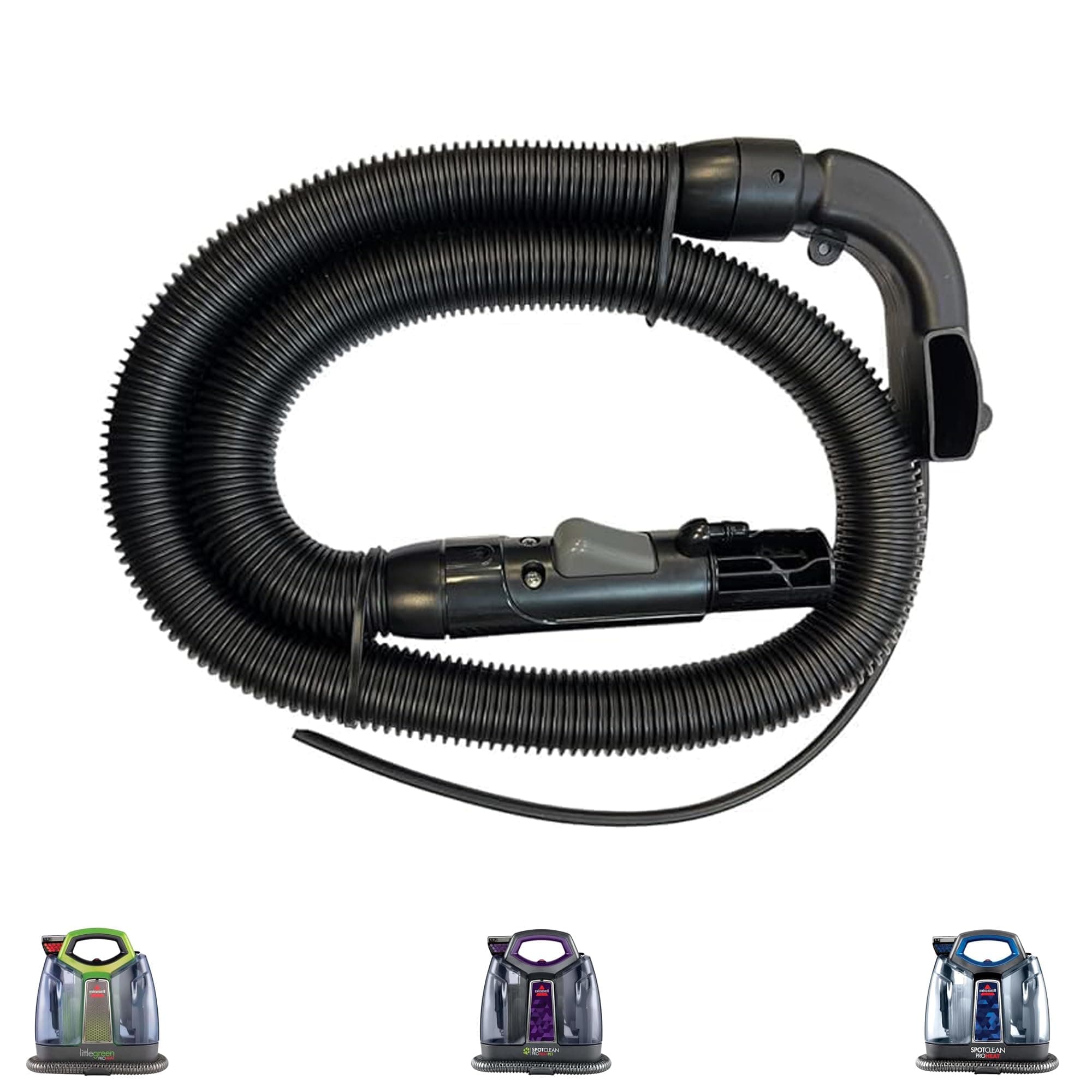 (Upgraded 2025) Flexible Replacement Hose for Bissell Little Green & SpotClean Carpet Vacuum Cleaners, Fits Models 2694, 2513, 5207, 4720M Series & More (Hose w/o Brush)