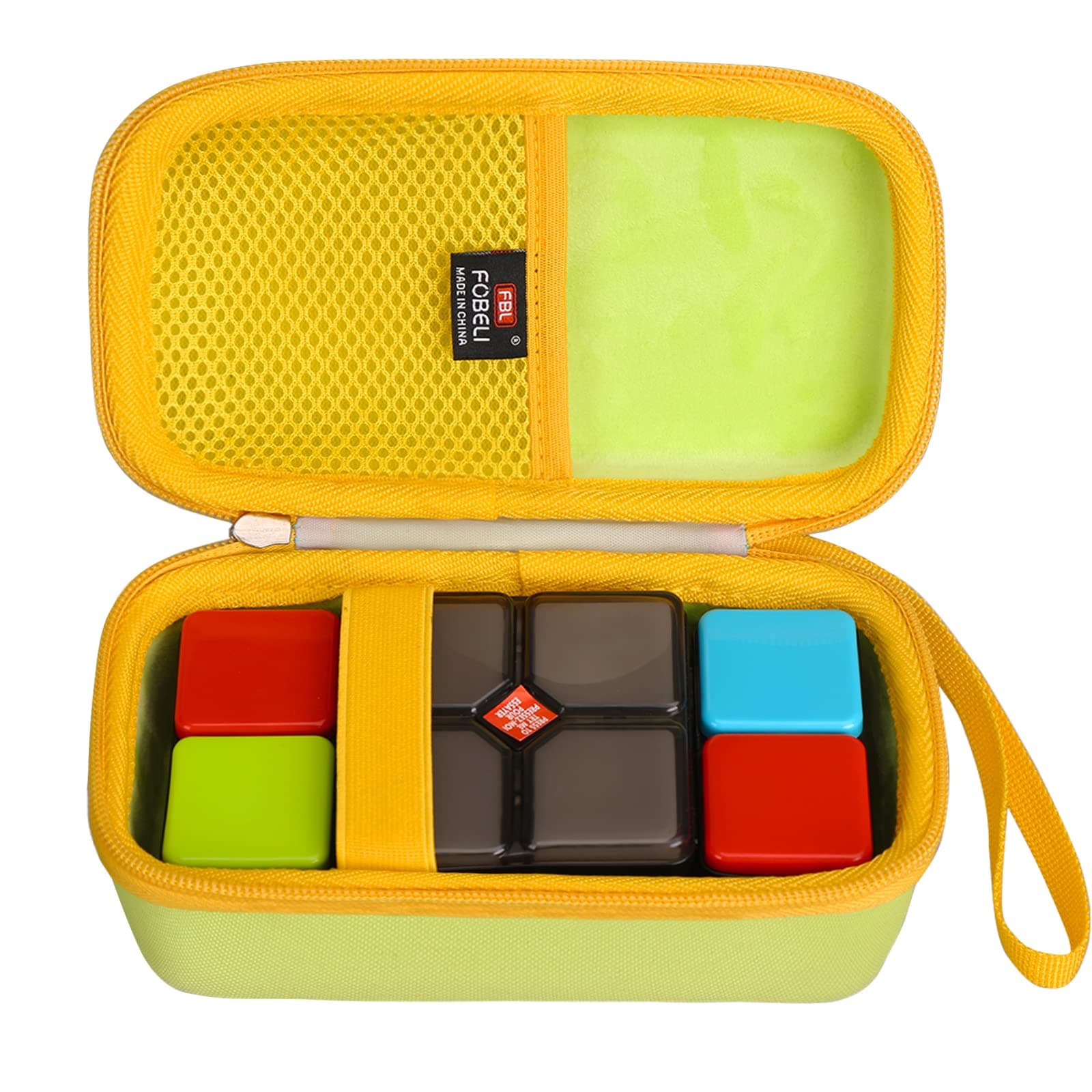 FBLFOBELIHard EVA Carrying Case Compatible with Flipslide Game, Electronic Handheld Game | Flip, Slide, and Match The Colors to Beat The Clock Games Toys Bag (Case Only)