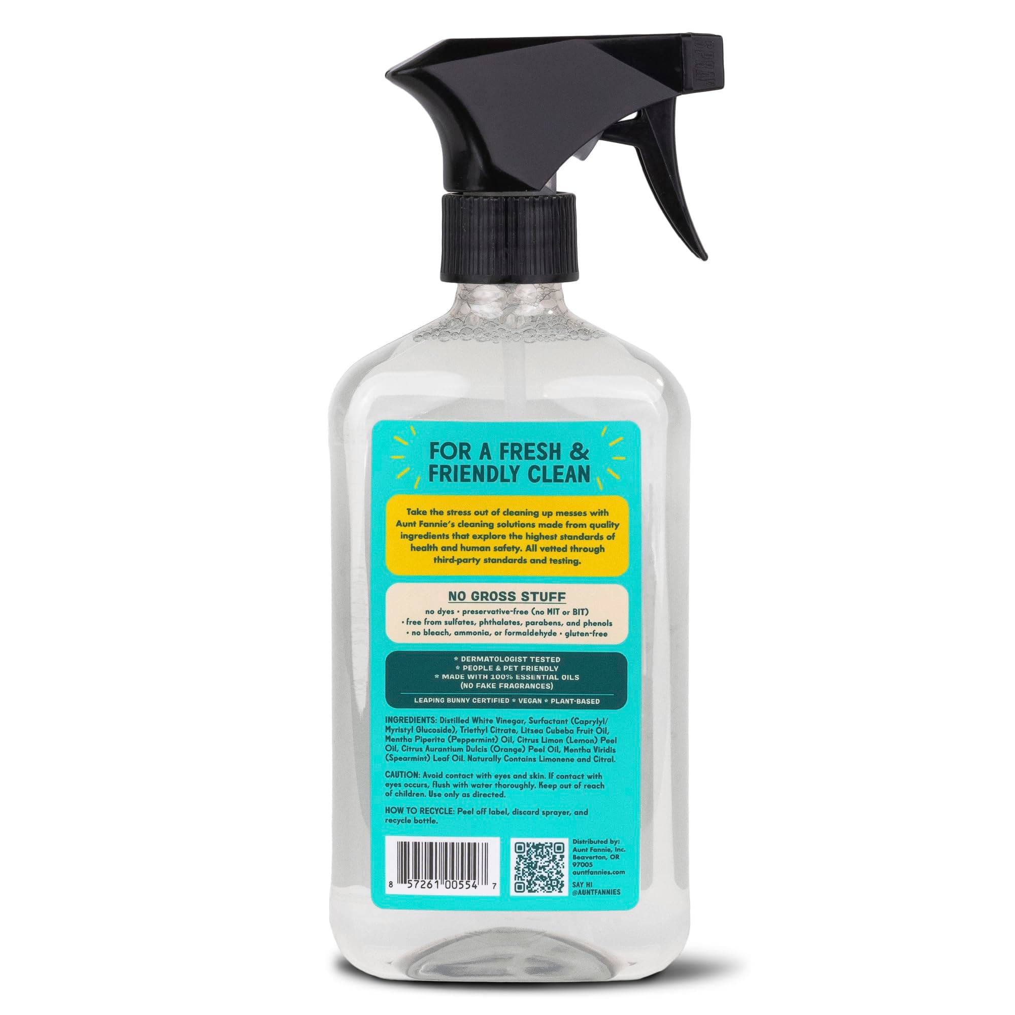 All Purpose Cleaning Vinegar 500mls; Multipurpose Surface Spray Cleaner (Bright Lemon)