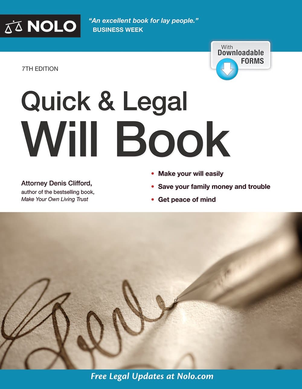 Quick & Legal Will Book Paperback