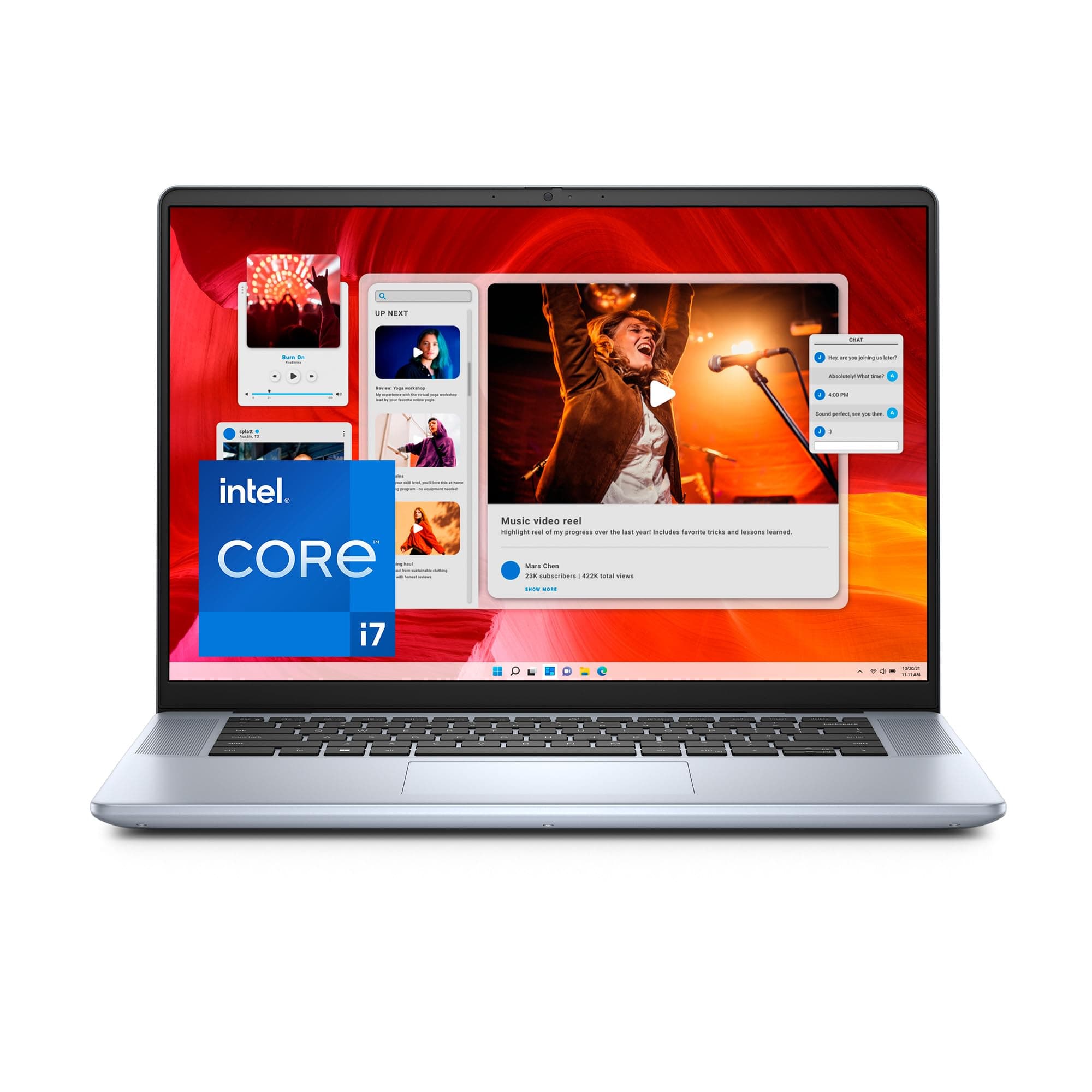 Inspiron 16 Plus 7640 Laptop - 16.0-inch 16:10 2.5K Display, Intel Core i7-13620H Processor, 16GB LPDDR5 RAM, 1TB SSD, Intel UHD Graphics, Windows 11 Home, Onsite & Migrate Service - Ice Blue