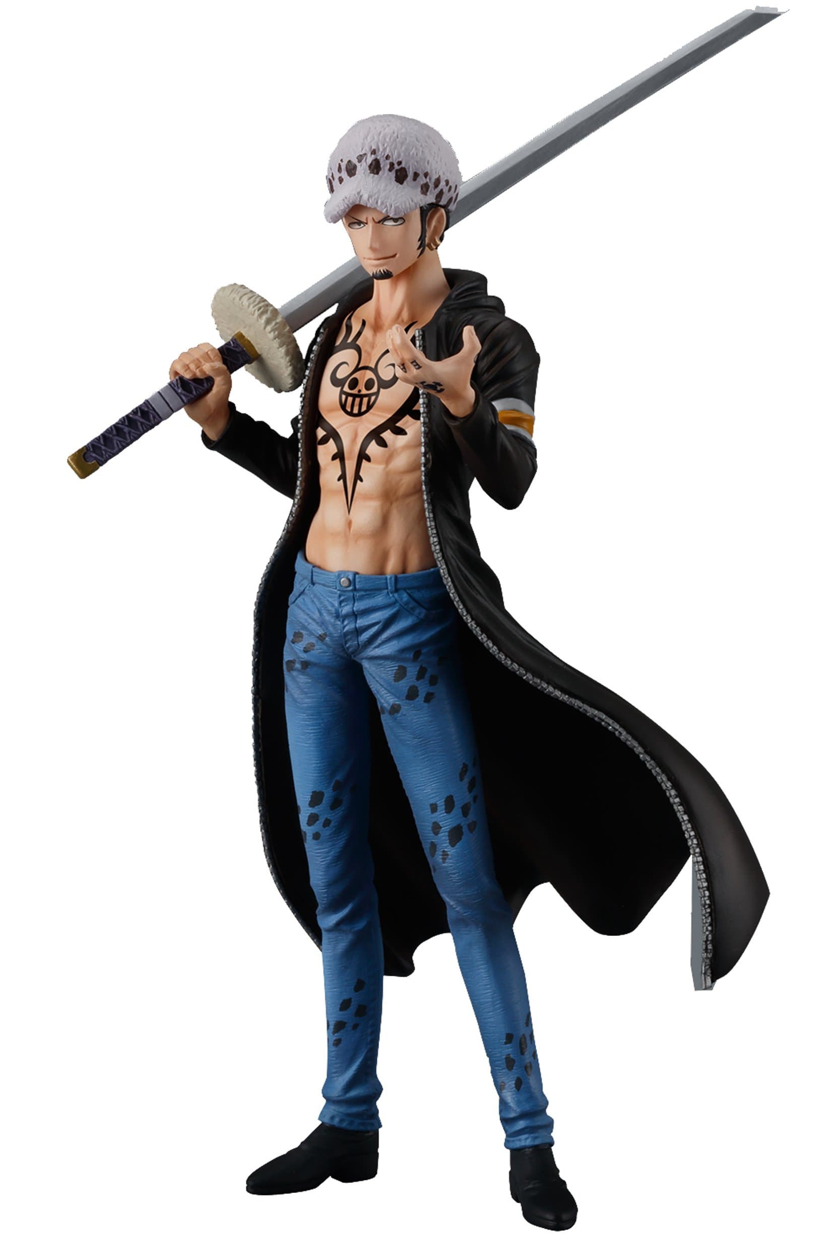 Shokugan One Piece 5.1-Inch Trafalgar Law Figure, Super One Piece Styling, Trigger of the Day Blind Box (Styles May Vary)