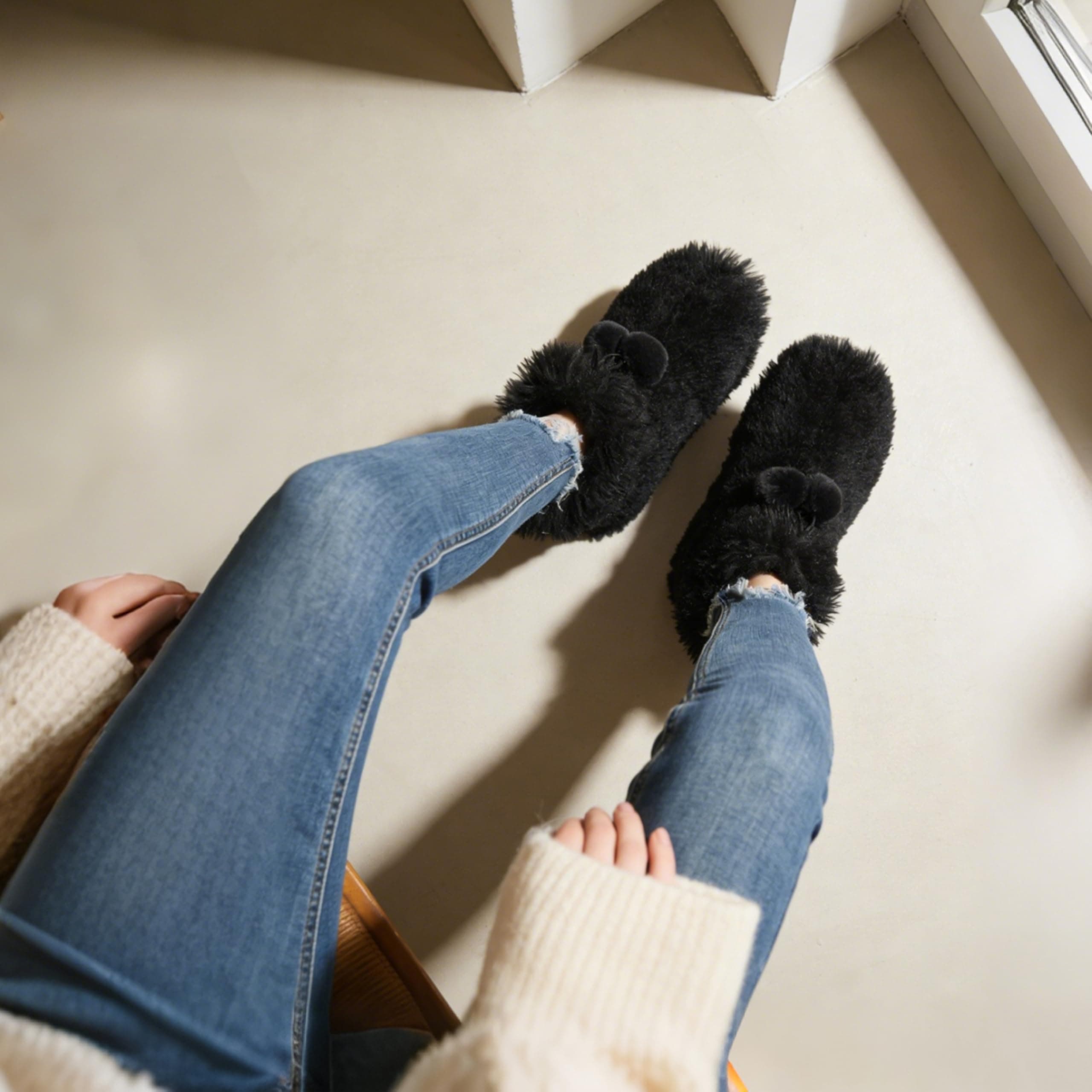 Home Slipper Women's Soft Fleece Plush Warm Indoor House Slipper Boots Shoes