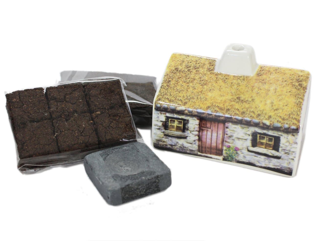 The Gifted HandScottish Peat Incense & Croft Burner Set