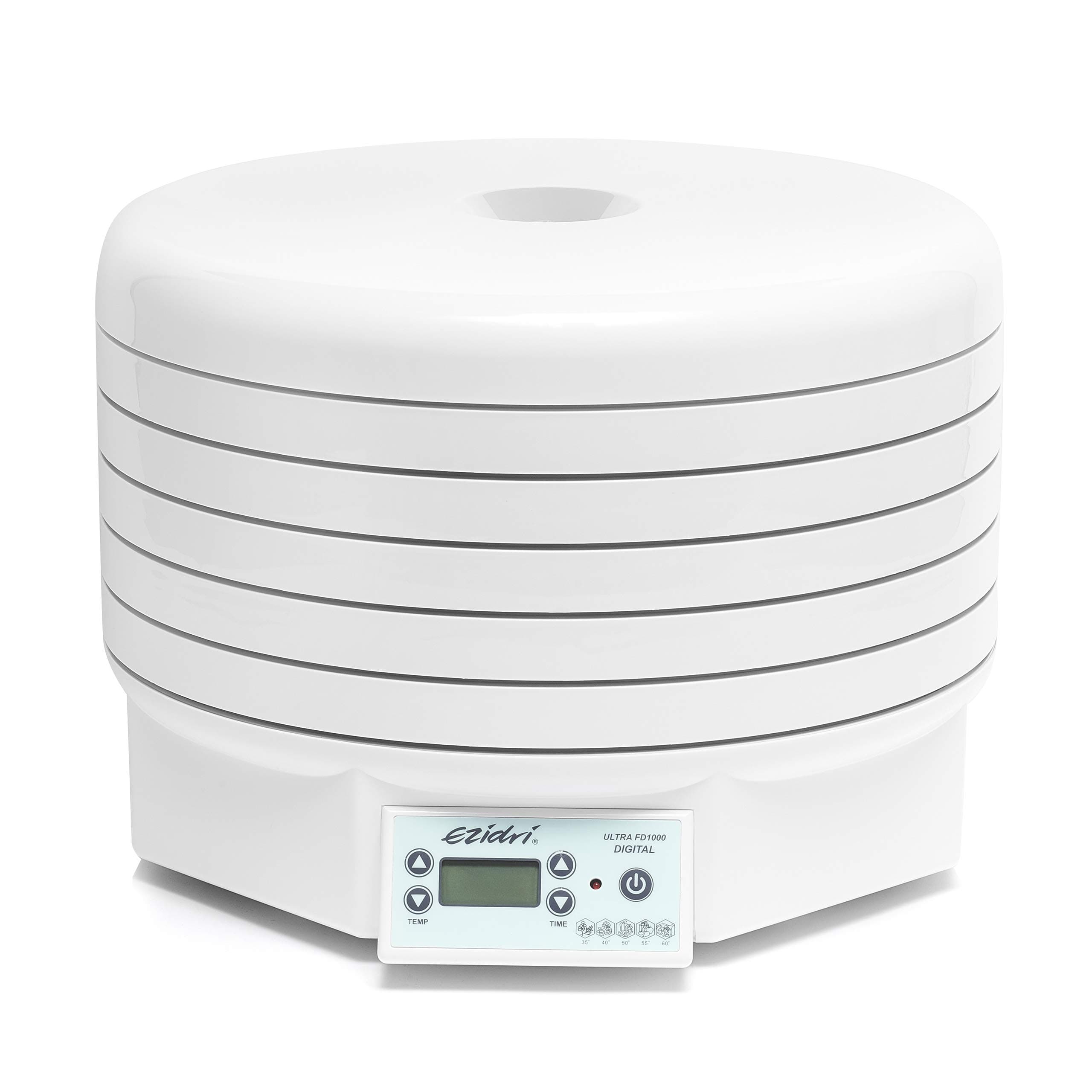 FD1000 Ultra Digital - high-Capacity Food Dryer (Expandable to 30 Trays), Bulk Drying, Digital Timer, Temperature Settings (30-70ºC), Ideal für RAW Food