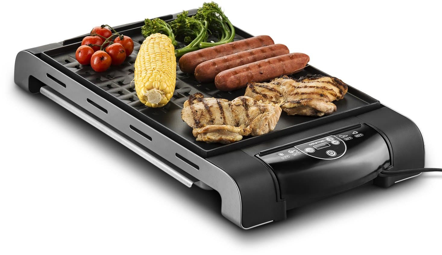 Gourmia Digital Grill And Griddle Combo, One Size, Black
