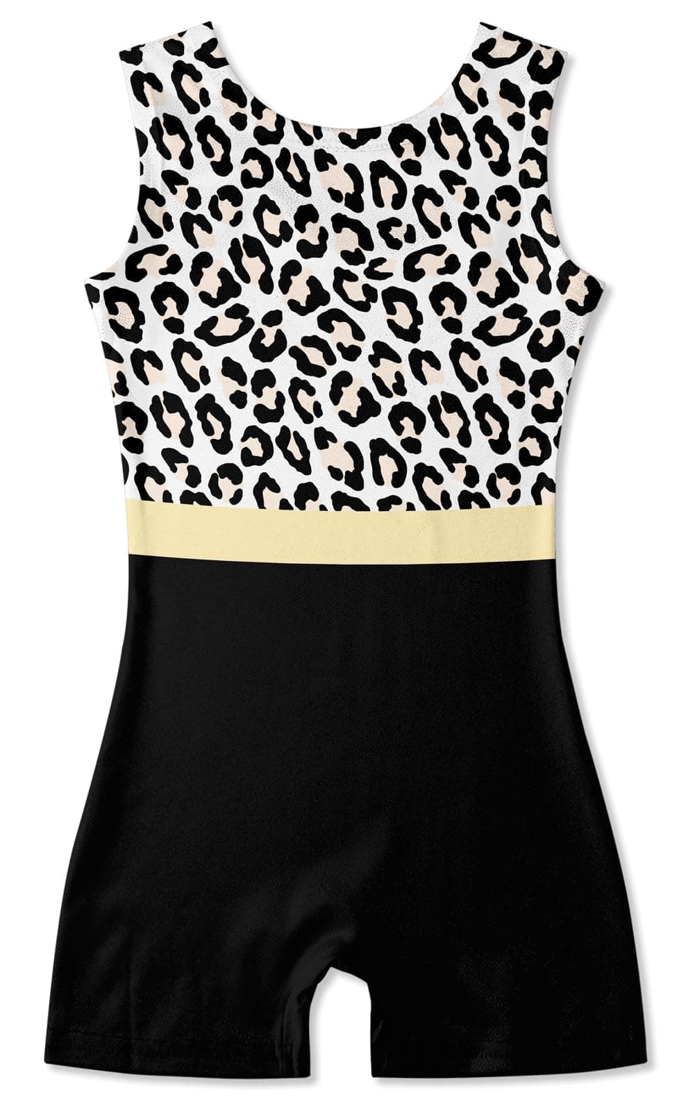 TUONROAD Girls Gymnastics Outfit Toddler Leotard For Girls Gymnastics with Shorts 9t 10t Kids Clothing Apparel Outfits Black Leopard Print Black Dance Clothes