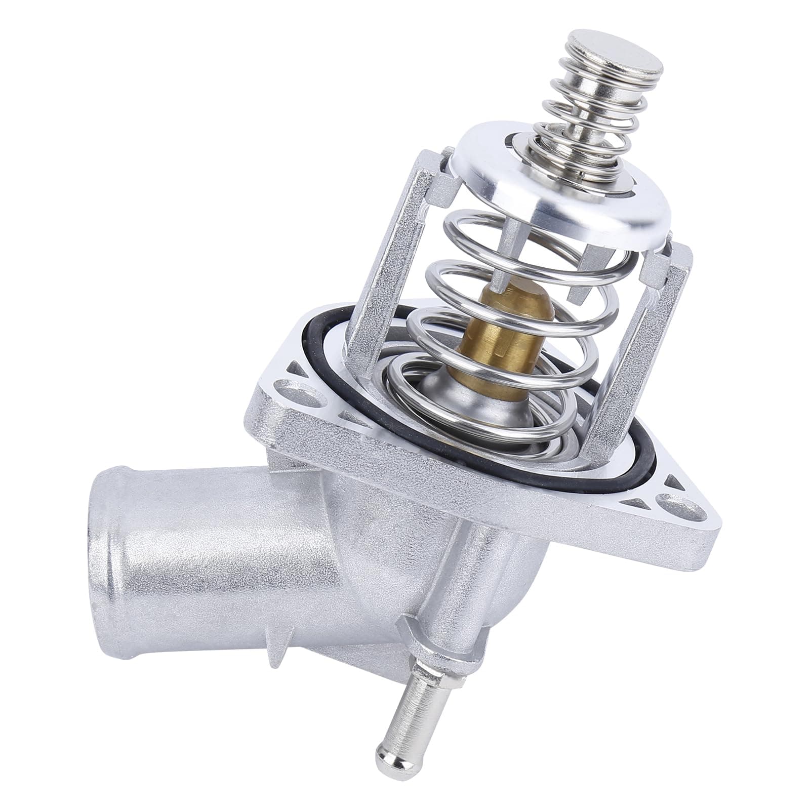 Upgrade Aluminium Thermostat Housing Assembly(1PCS).Replaces Part # 12674639 15-11125.Fit for 2014-2020 Chevy Silverado 1500 & Suburban & Tahoe,GMC Sierra 1500 & Yukon & Yukon XL & Cadillac Escalade.