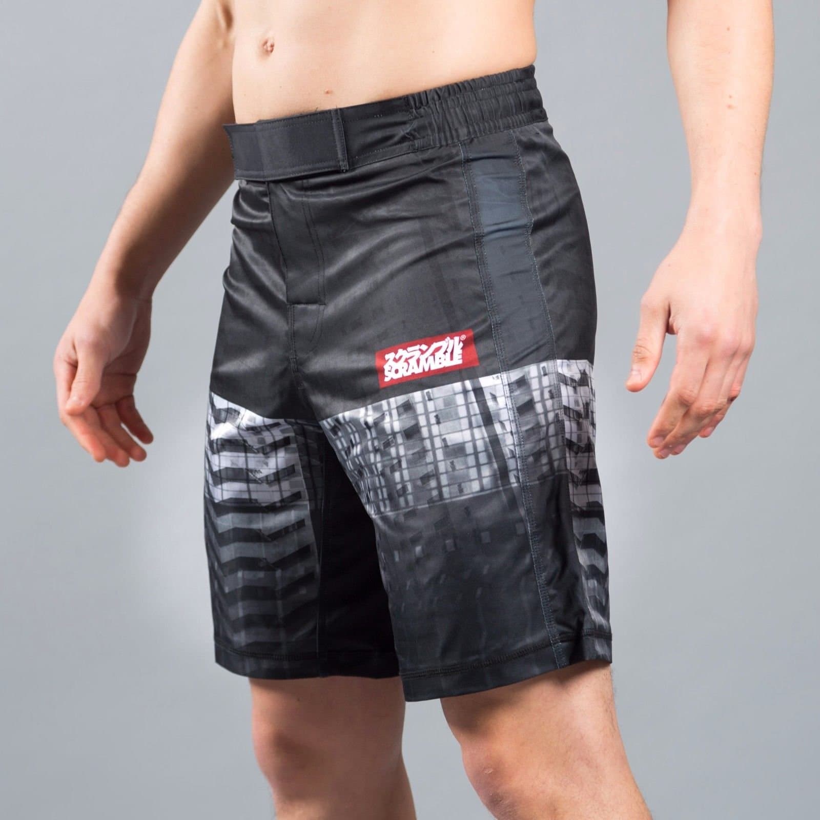 Scramble Shorts Toshi Black No-Gi Grappling BJJ MMA Fight Jiu Jitsu Sold by MinotaurFightStore