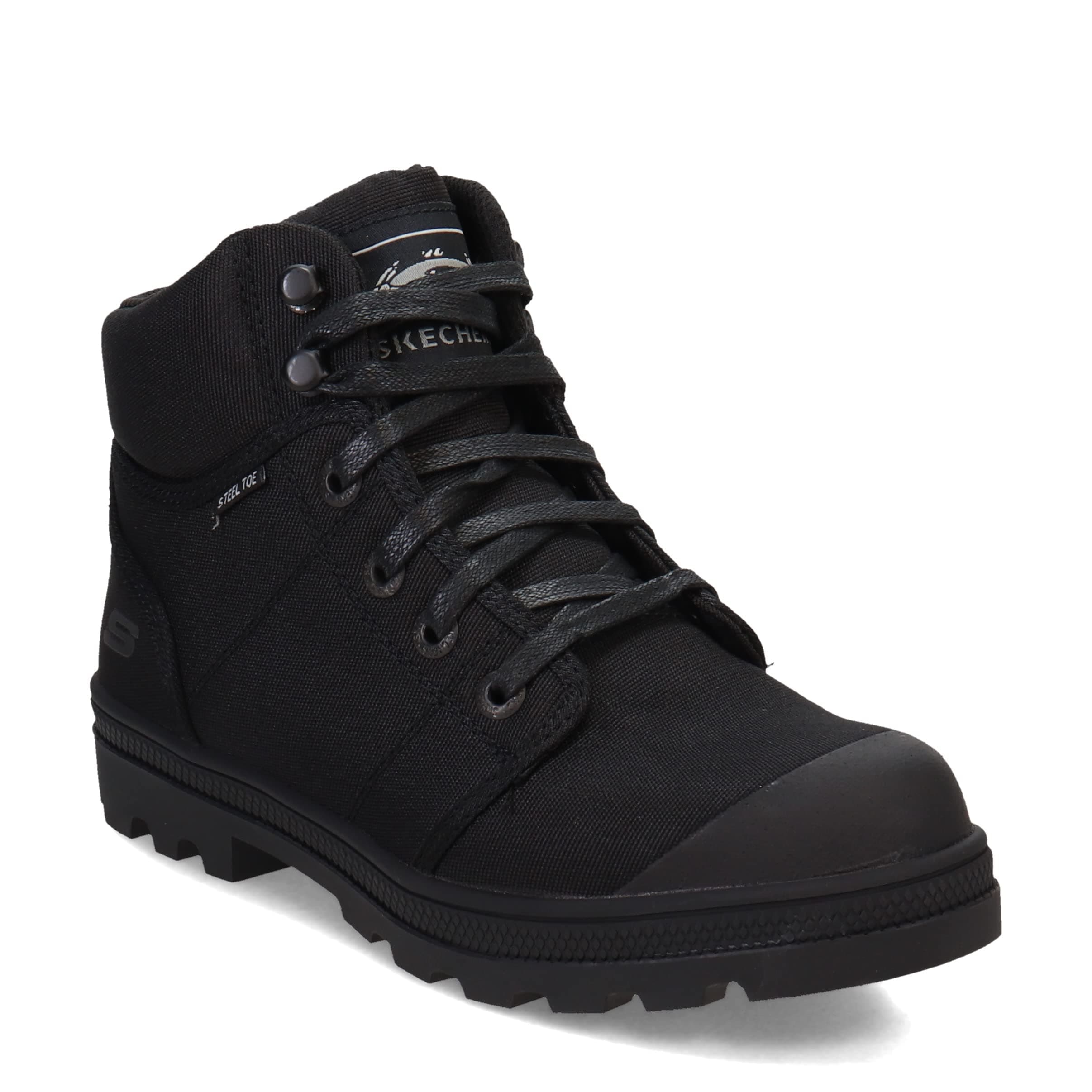 Skechers Men's Work Rotund - Darragh ST Steel Toe Sneaker Boot, Black, 7