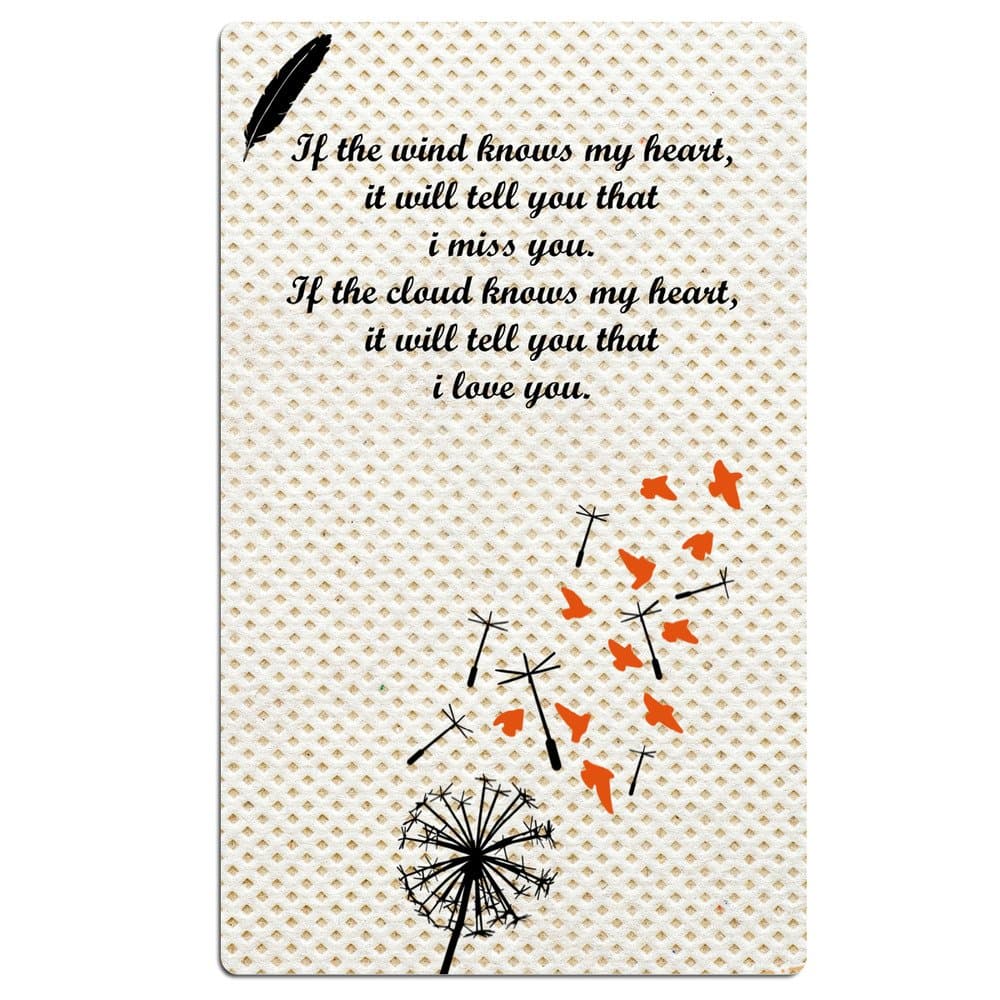 SOSOLO I Miss You Your Own Fashion Design Beach/Travel Towel Size 80cm130cm