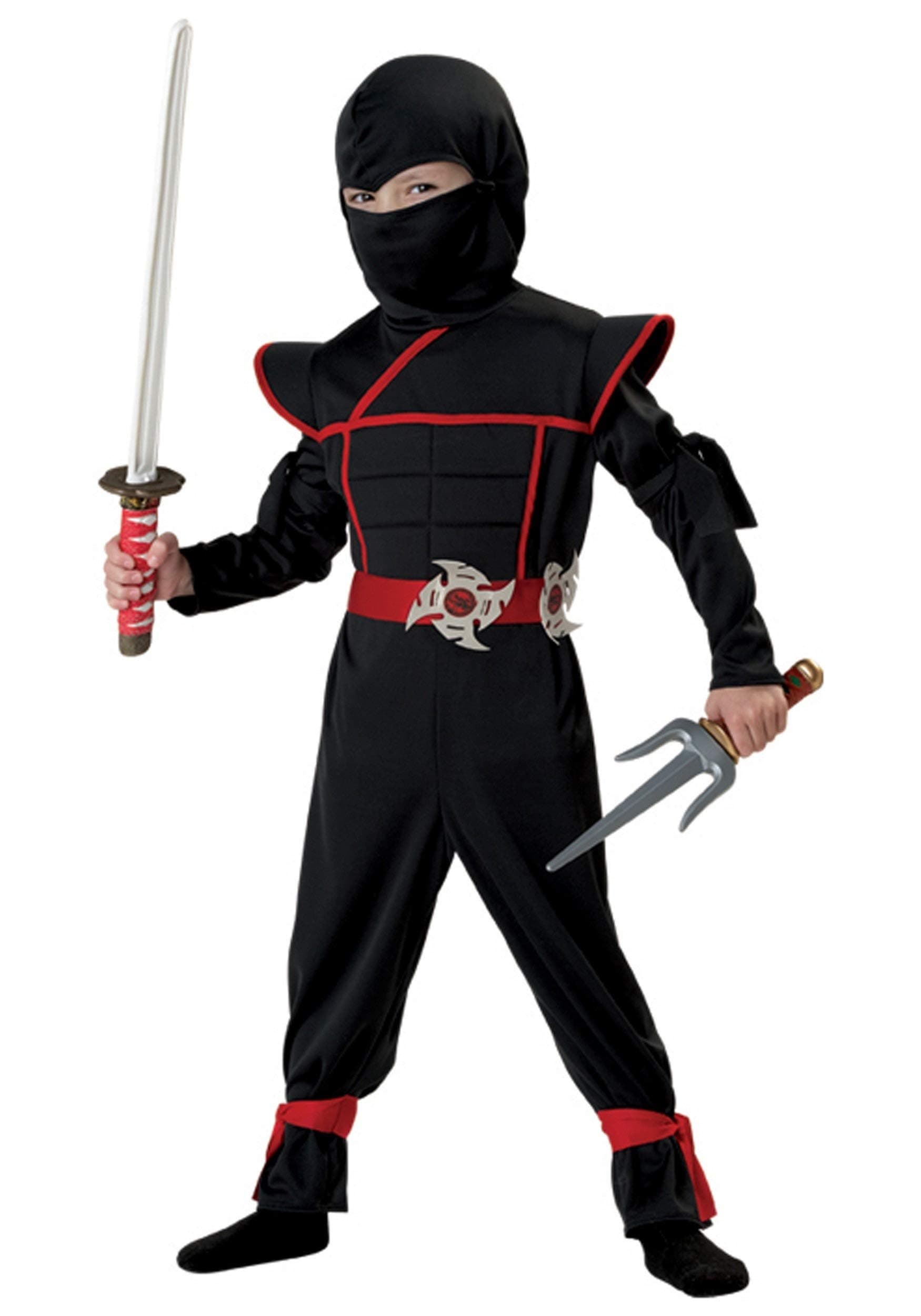 California Costumes Boys Stealth Ninja Toddler Costume Large (4T-6T)