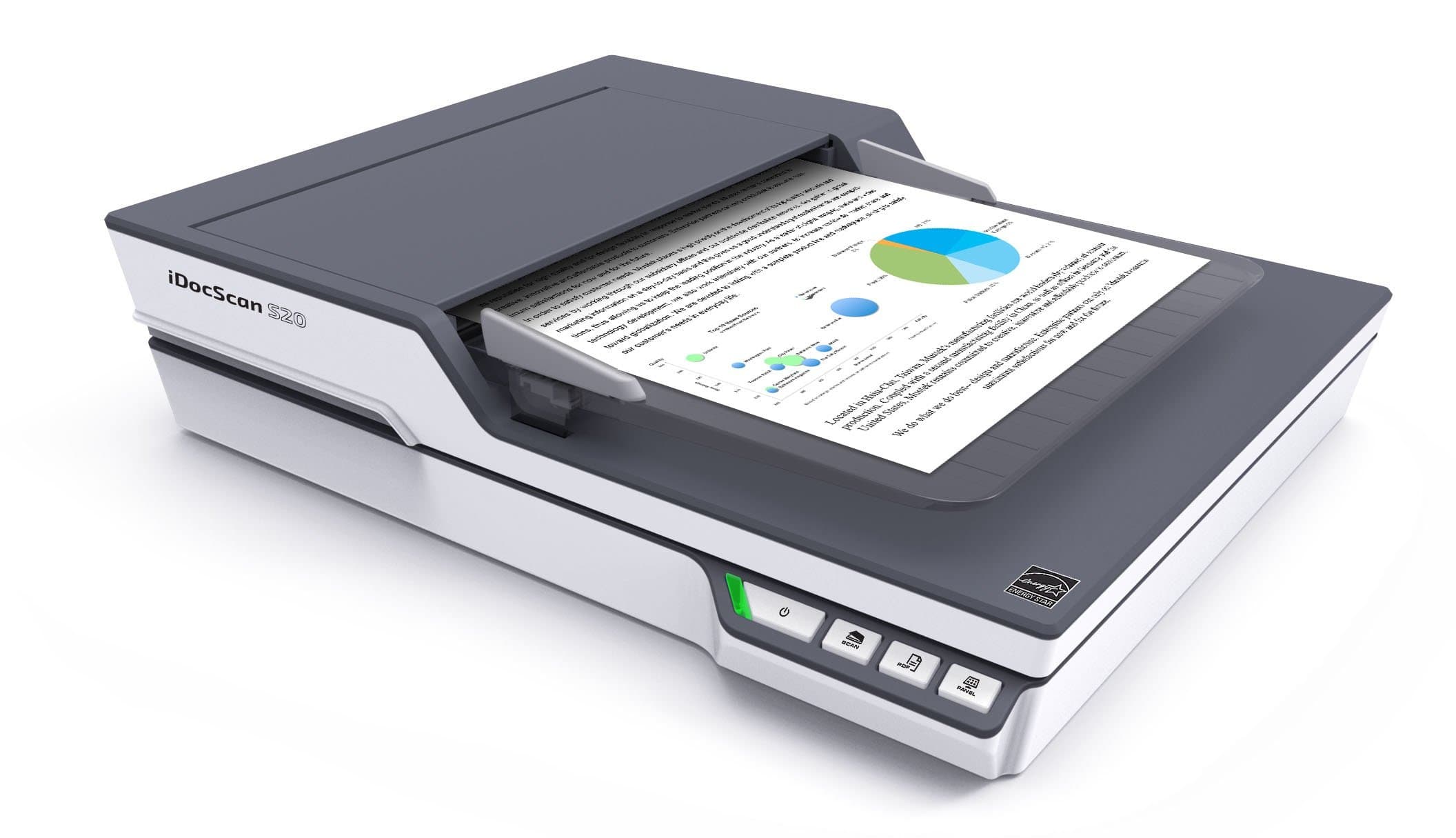 Home Office-Mustek iDocScan S20 Flatbed Duplex ADF Scanner