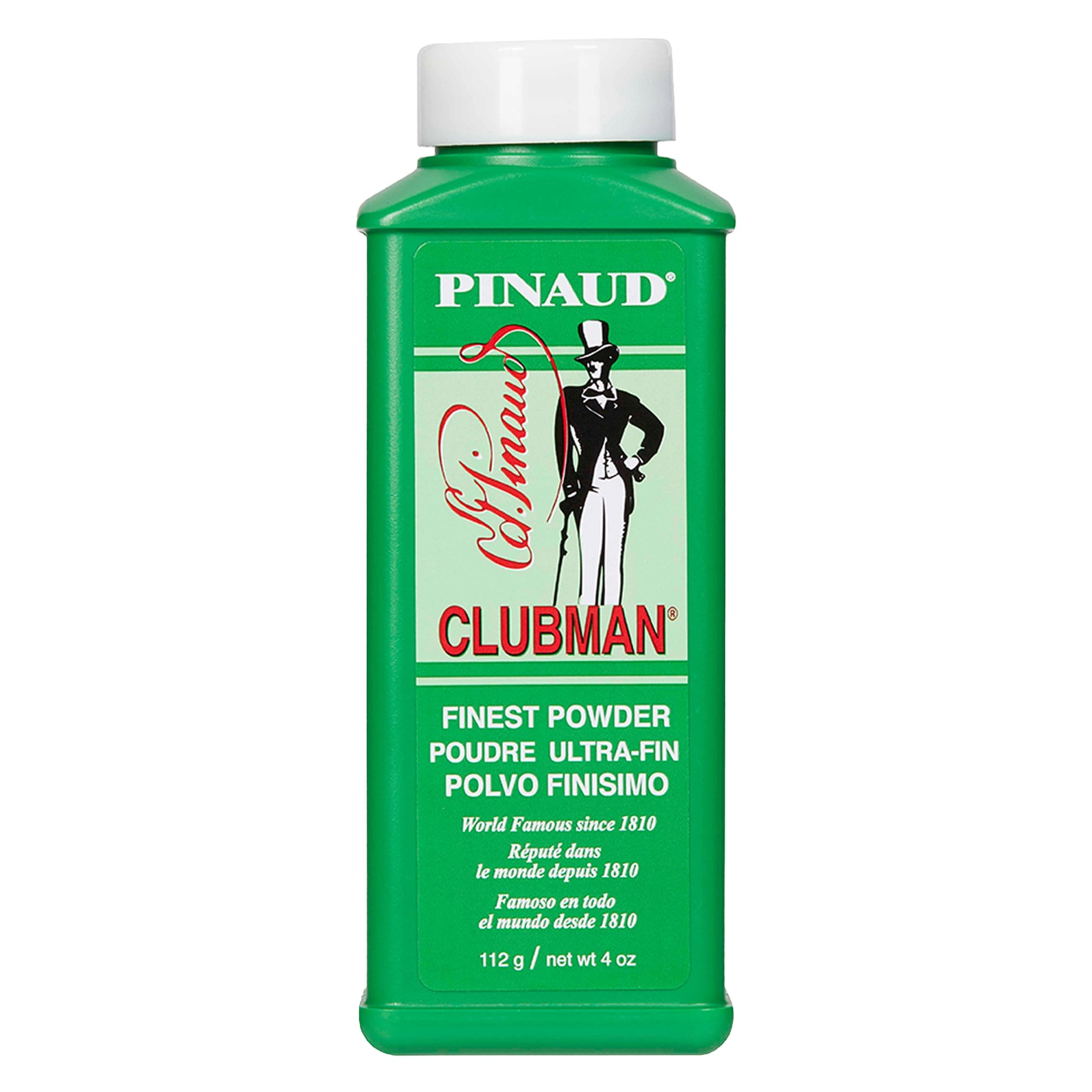 CLUBMAN Pinaud Finest Talc 4oz/112g by Clubman