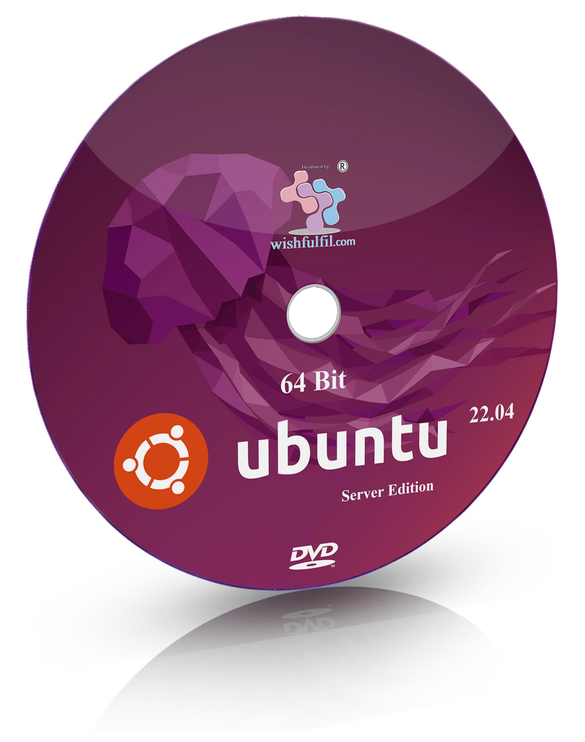 wishfulfil Ubuntu Server 22.04 64 Bit Live Bootable Installation DVD