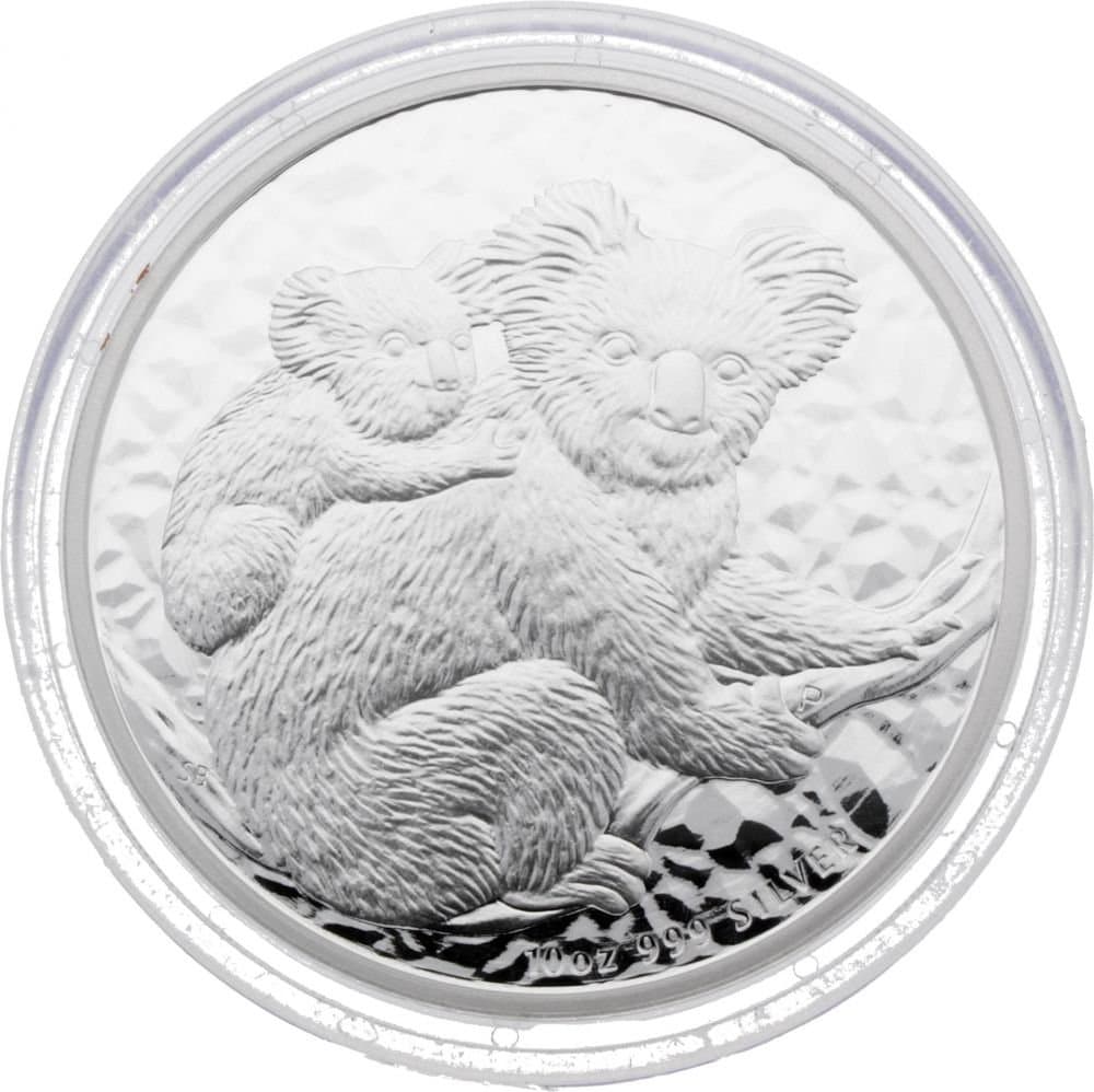 '10 oz Australia AUD 10 "Koala 2008 – 999/1000 Silver – Cased