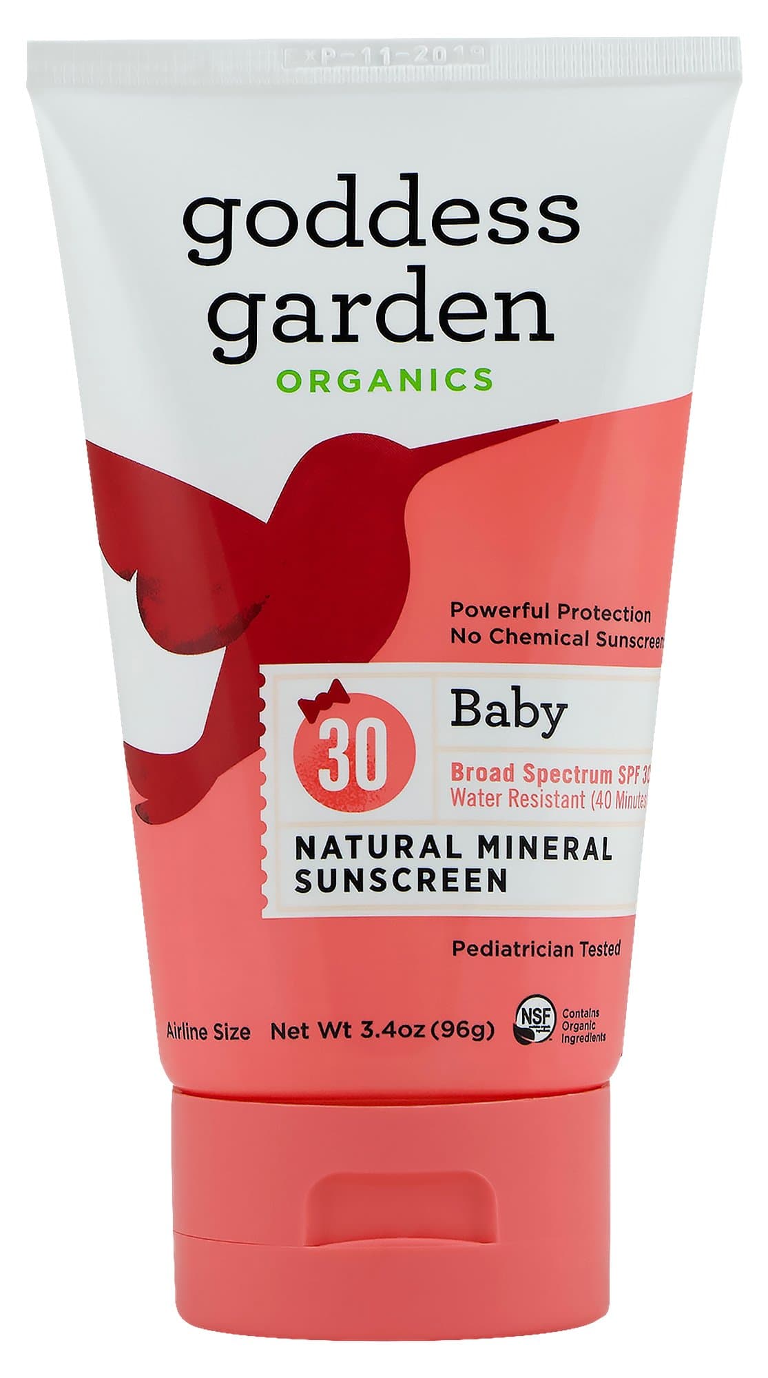 Goddess Garden Organics Baby SPF 30 Natural Sunscreen, Lotion, 3.4 oz.