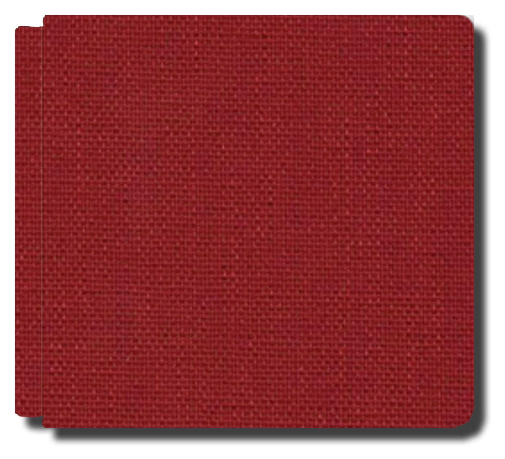Collected Memories Antique Red Fabric Covered 12-Inch by 12-Inch Premium Post-Bound Scrapbook Album