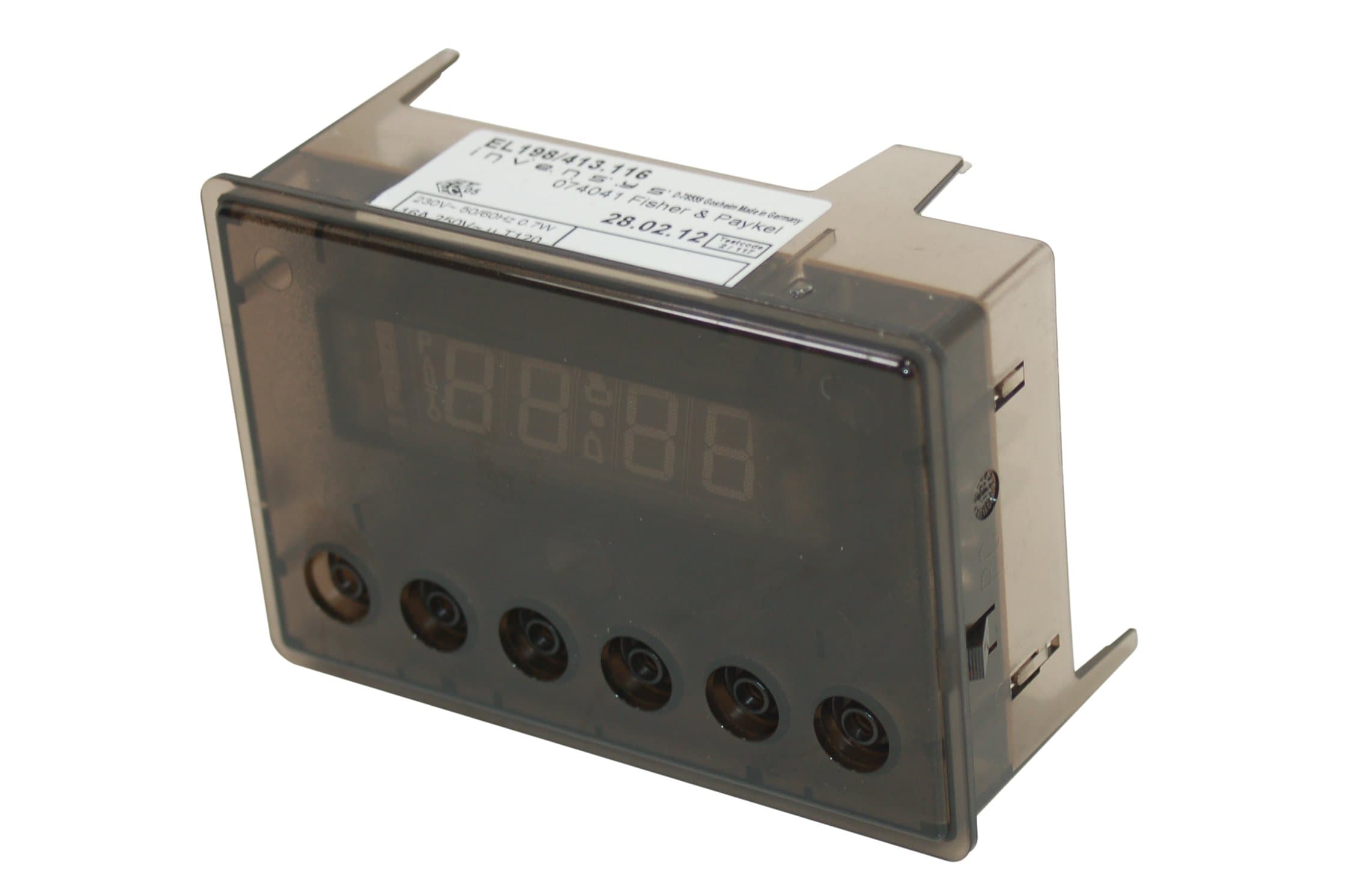 Caple CDA Delonghi Kenwood Prestige White Westinghouse Oven Timer Clock. Genuine Part Number 074041