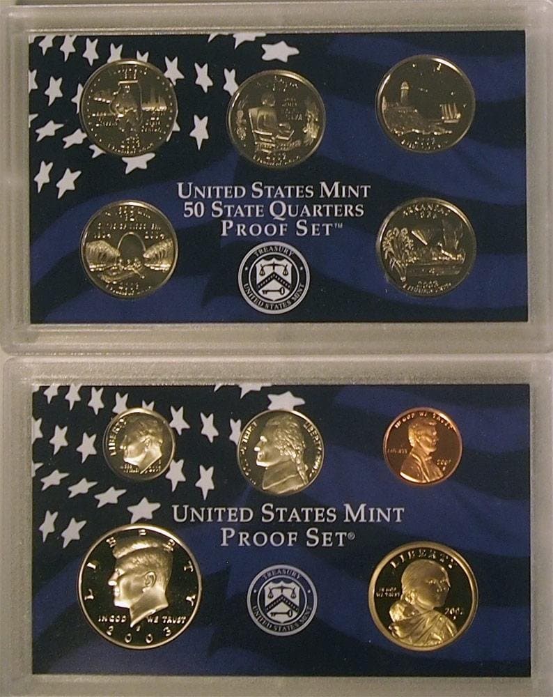 2003 S Proof Set in Original US Government Packaging