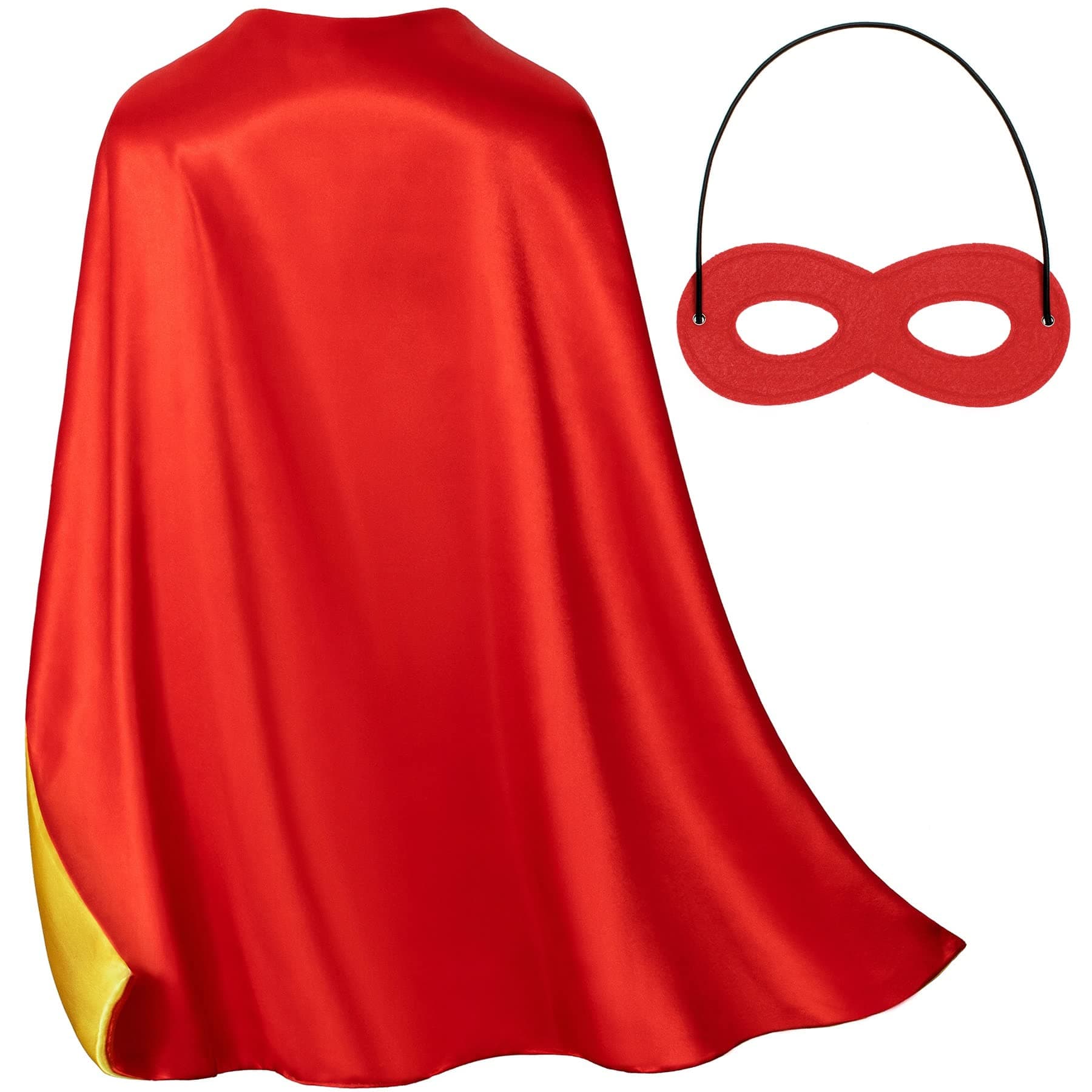 Double-Sided Superhero Capes and Masks for Kids - Perfect for Christmas, Halloween, Cosplay, and Parties