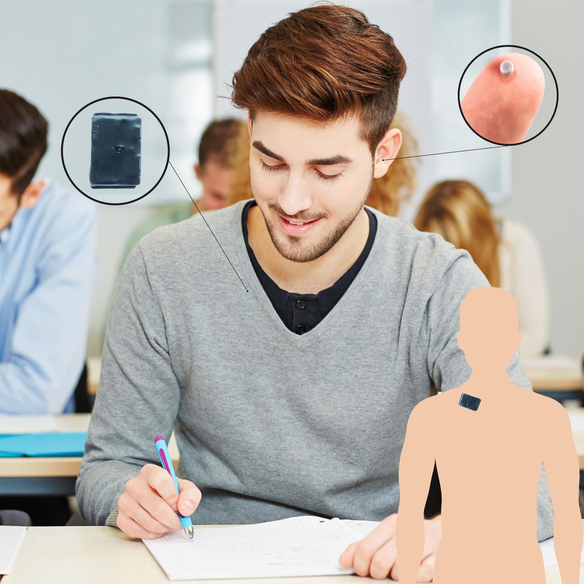 PingaOculto Headphones GSM Nano Part CT