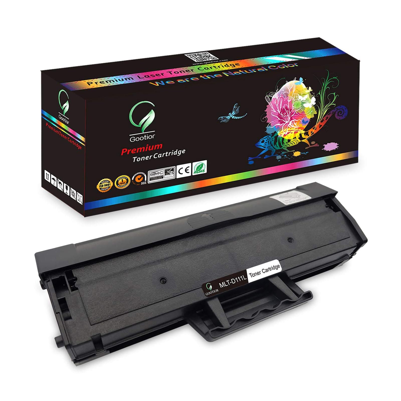 GOOTIOR Image D111S Toner Cartridges Compatible for Samsung D111S MLT-D111L Use for Samsung Xpress M2020 M2020W M2022 M2022W M2026 M2026W SL-M2070 SL-M2070W SL-M2070F SL-M2070FW (1 Black)