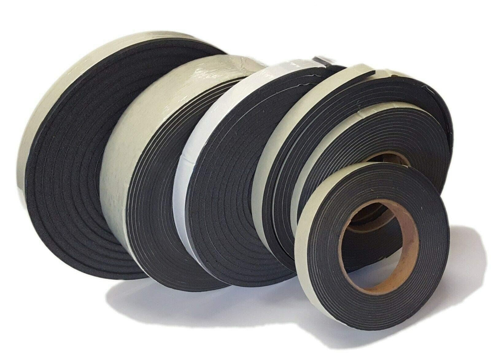 Single Sided Adhesive Foam Tape Closed Cell Draught Excluder Door/Window (Thickness x Width: 2mm x 20mm, Length: 10 Metres)