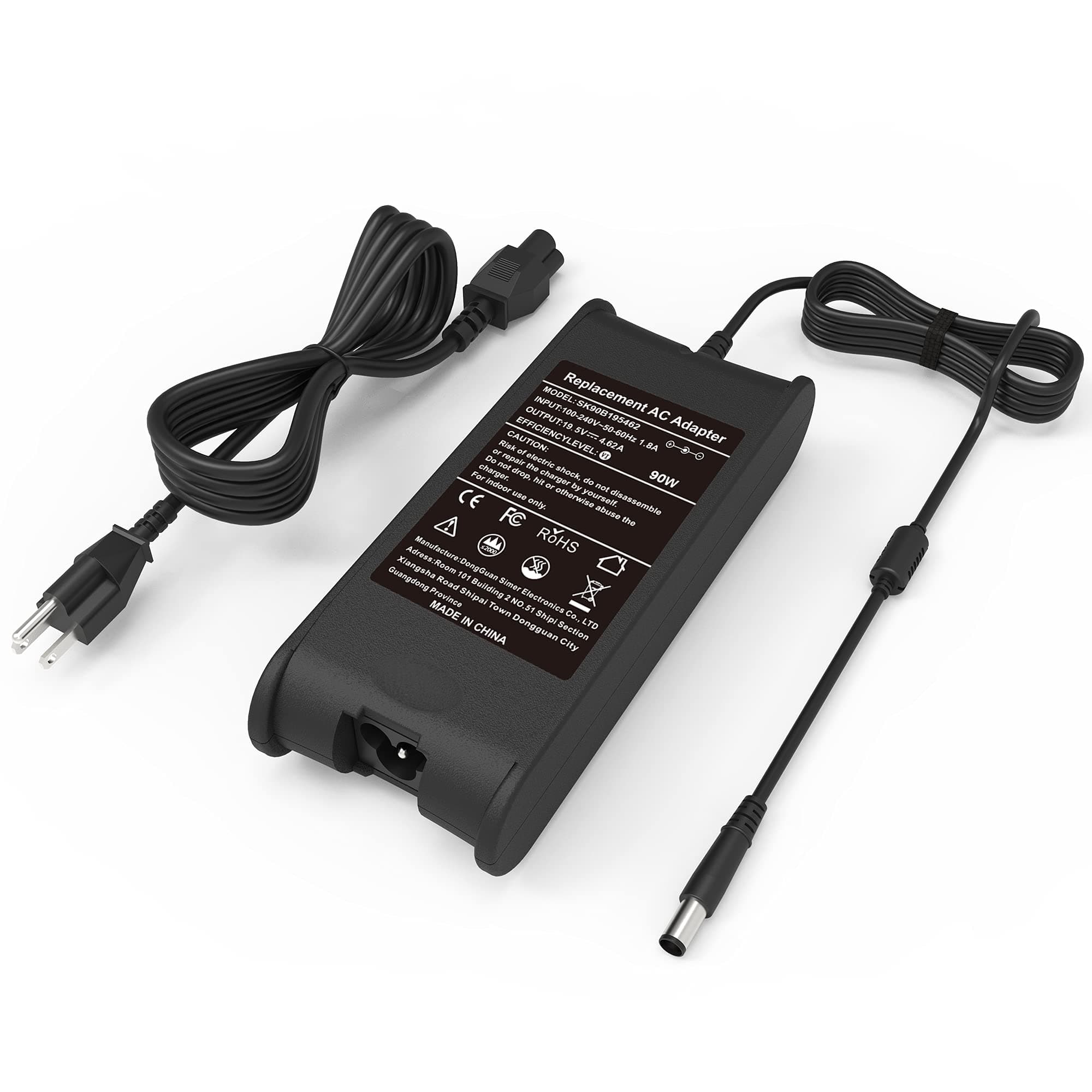 90W 65W Charger for Dell Inspiron N7110 N4010 N7010 N5110 N5010 1545 15,Studio 1735,HA65NS5-00 0J62H3 928G4 PA-10 WK890 PA-12 PA-3E 0V0KR FA90PE1-00 9T215 DA90PE1-00 DA65NS4-00 DA65NS3-00