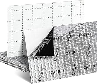 80 mil (2mm) 11 sqft Sound Deading Material for Cars, 10 pcs Butyl Automotive Sound Deadener, Car Sound Deadening Mat for Noise Insulation and Vibration Dampening