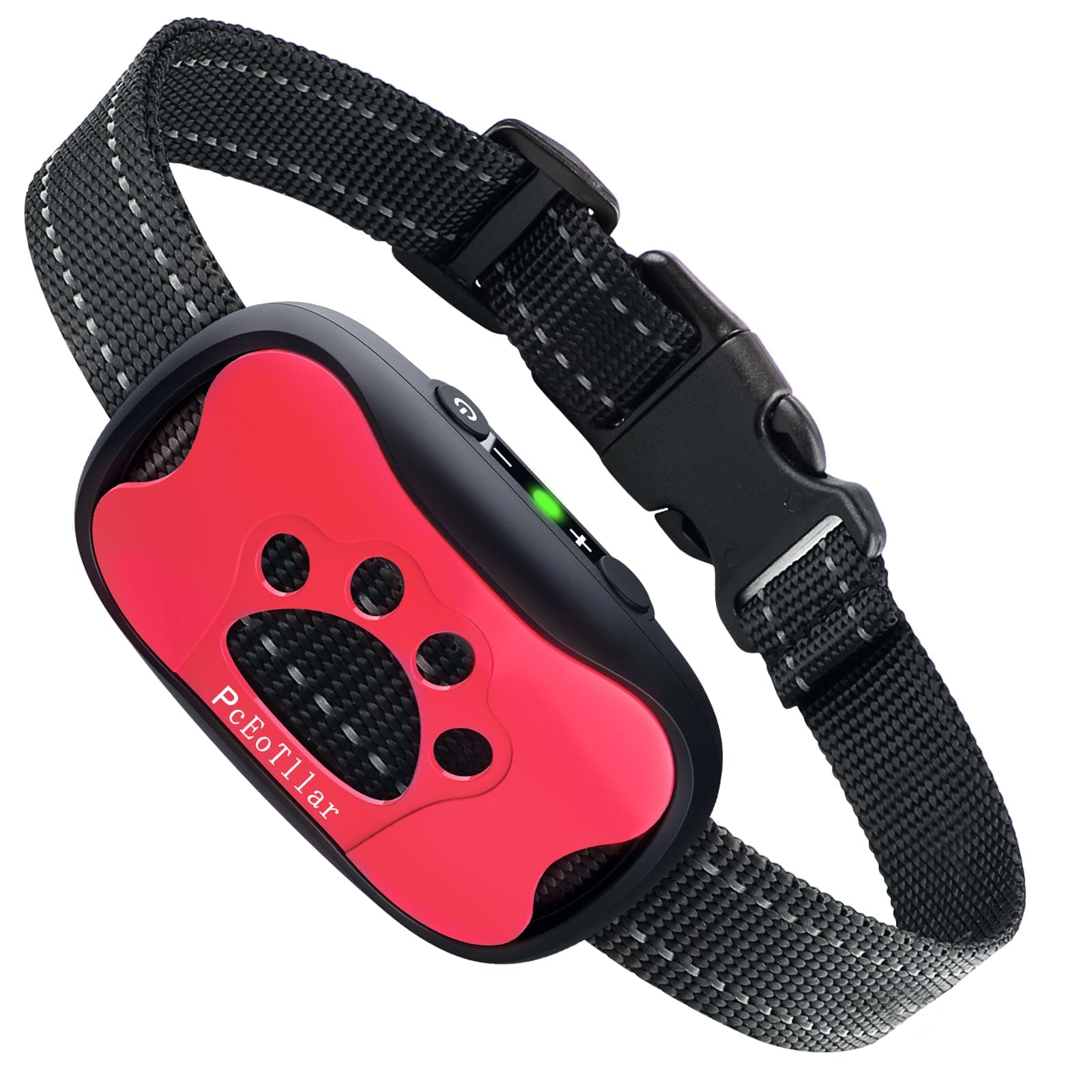 Rechargeable Bark Collar - Humane Dog Barking Collar with Vibration & Beep - No Shock Anti Bark Collar effective for Small/Medium/Large Dogs, Anti Barking