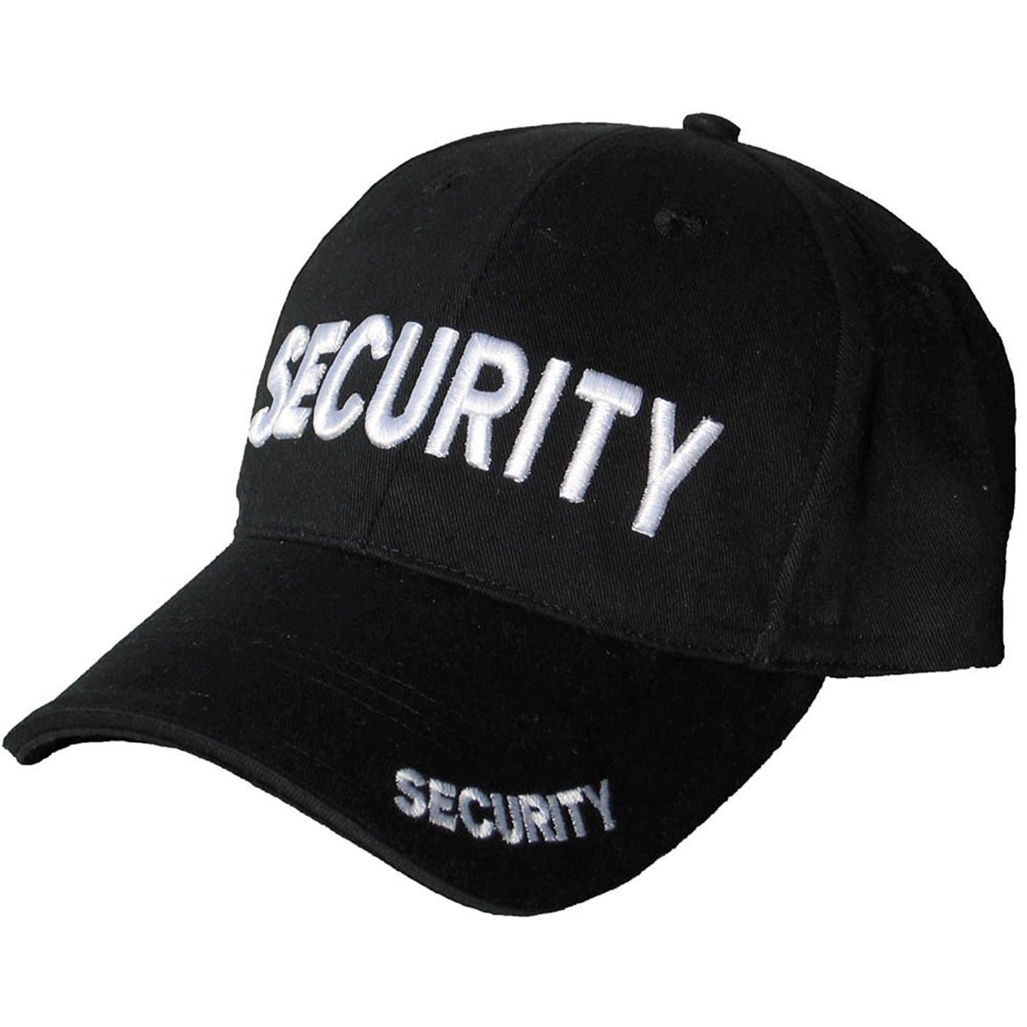 Mens Mlitary Black SWAT FBI Security Army Baseball Cap Hat Sun Visor New, Black, One Size