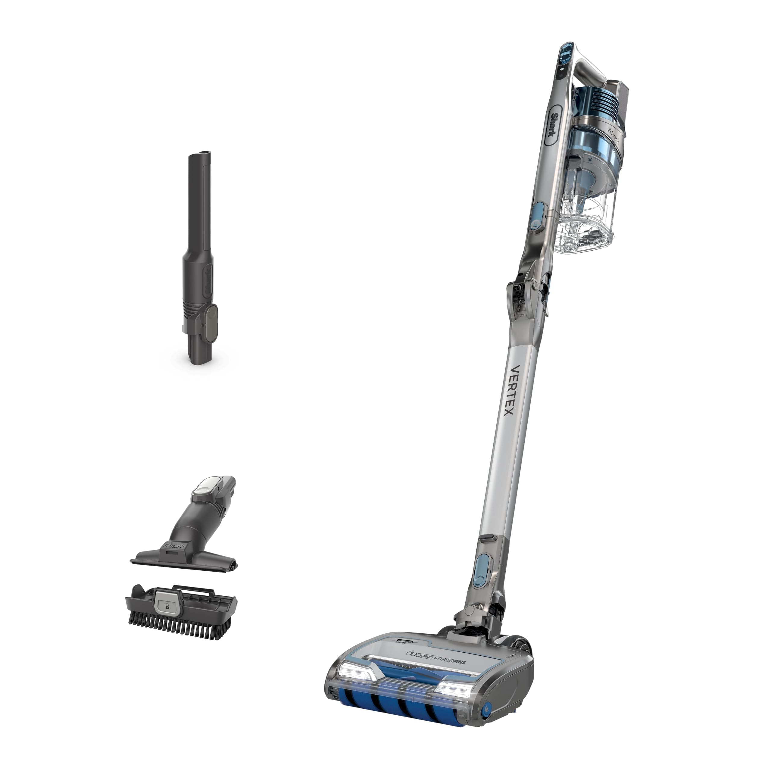 IZ462H Vertex Ultra Lightweight Cordless Stick Vacuum with DuoClean PowerFins, Crevice, Pet Multi-Tool, Anti-Allergen, Brush, Removable Handheld, Flex, 60 min Runtime, Blue, MultiFLEX