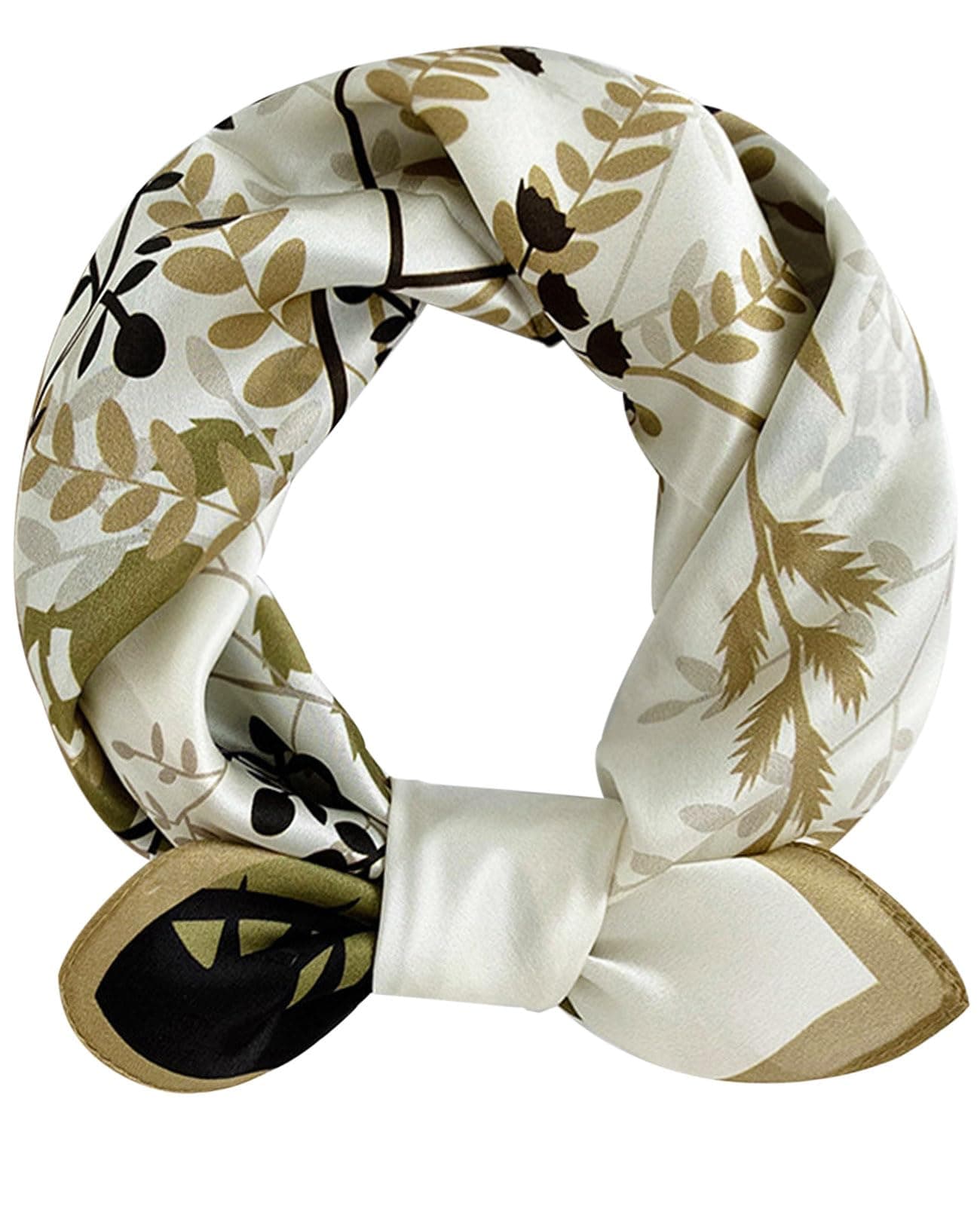 Hioyiwse Satin Bandanas Head Scarf For Women Hair Scarves Accessories Lightweight Fashion Wrap Neck Silk Sleeping Headscarf