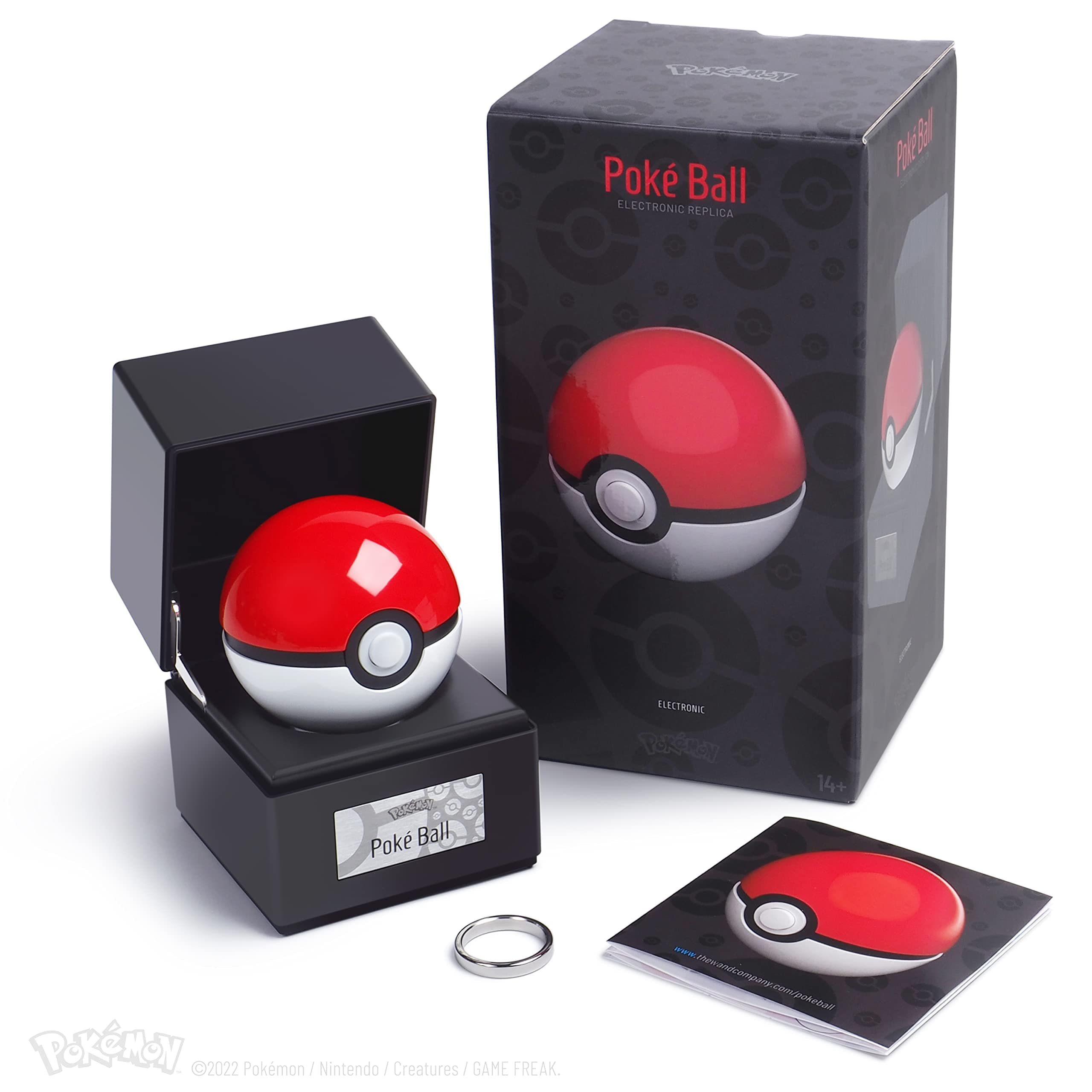The Wand Company Original Poké Ball Authentic Replica - Realistic, Electronic...