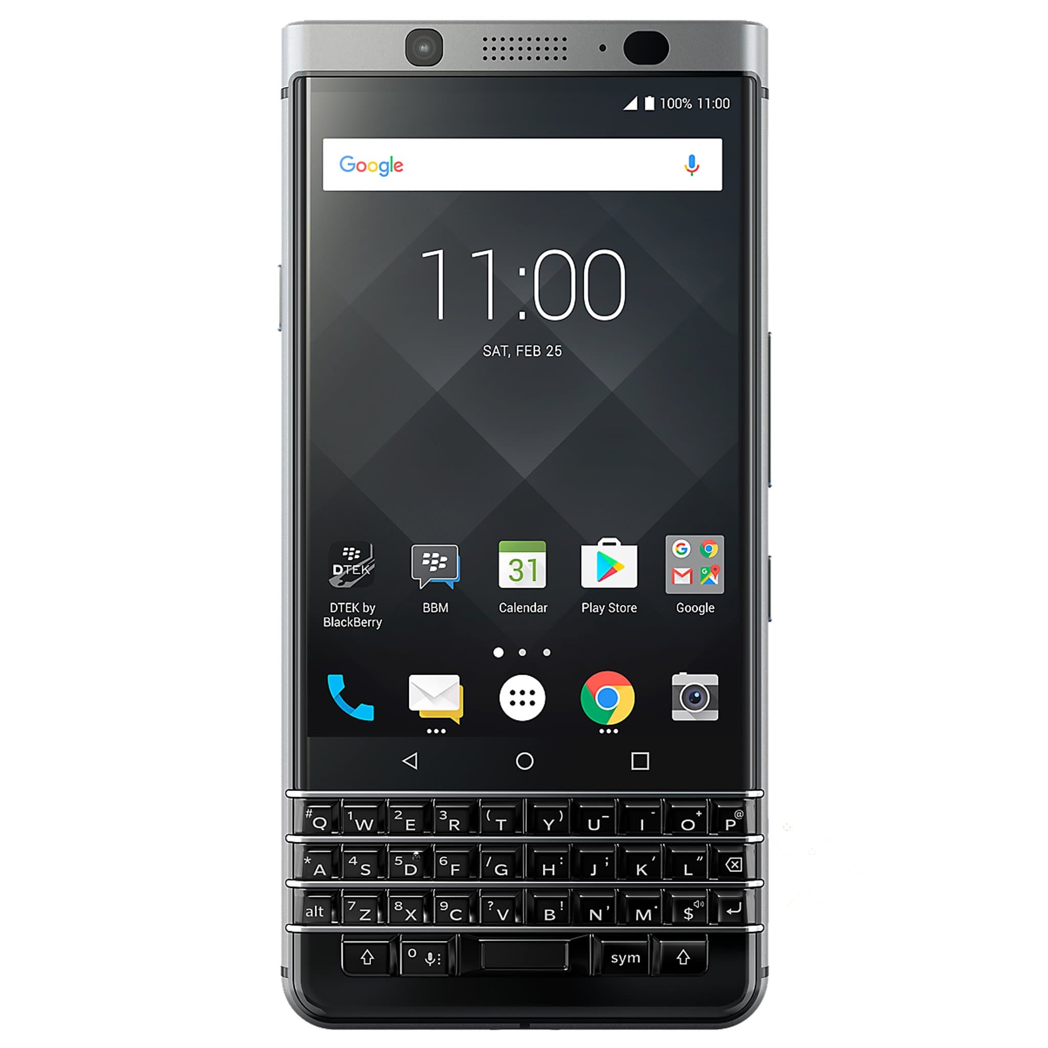KEYone 32GB BBB100-2 - 4.5" Inch Factory Unlocked LTE Smartphone (Silver) - International Version