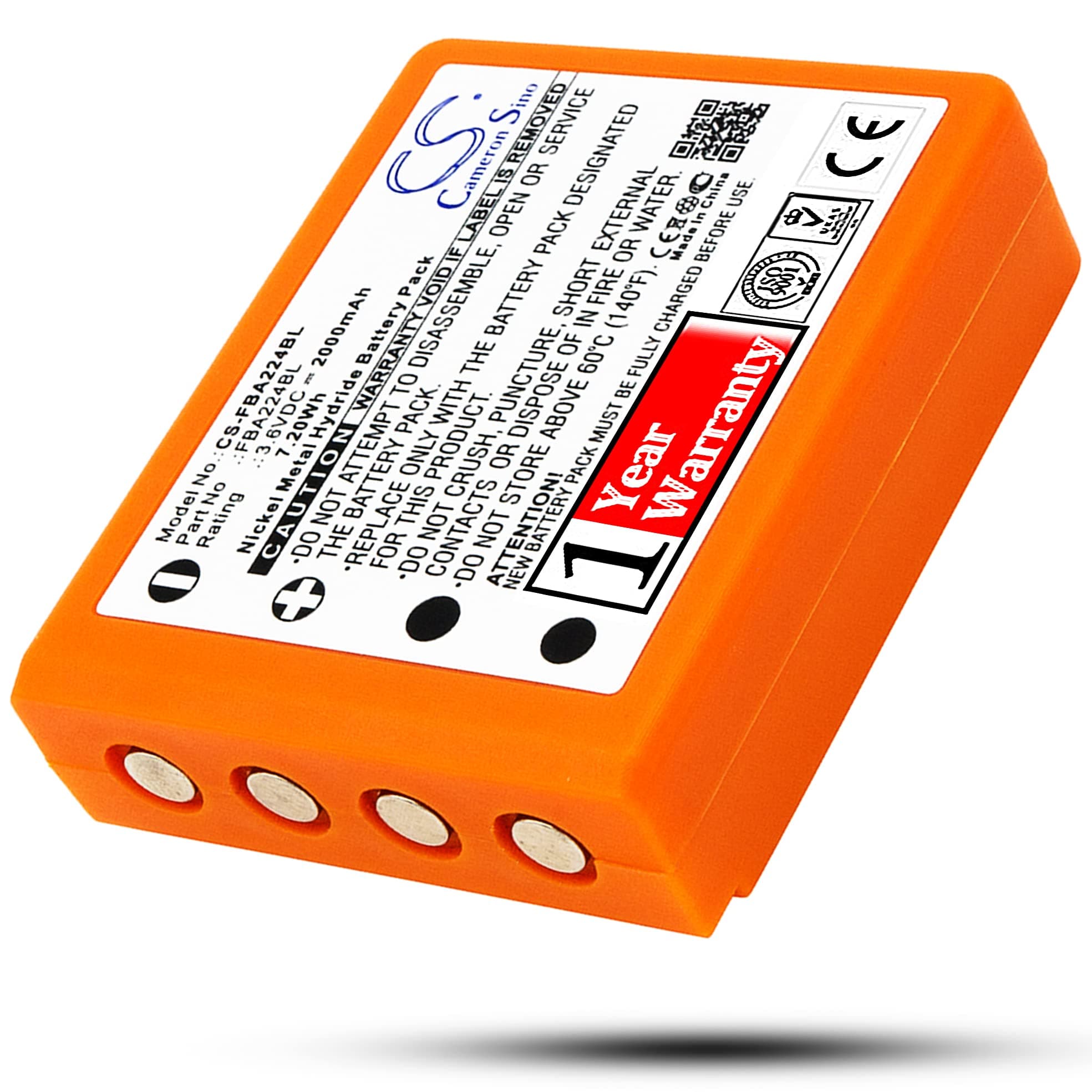 Estry BA223000 Battery Replacement for HBC Radiomatic Quadrix Radiomatic Key Radiomatic Patrol D/Micron 4/ Micron 5/ Micron 6/ Micron 7 Radiomatic Linus 4 Radiomatic Vector Pro BA223030 FUB6 Battery
