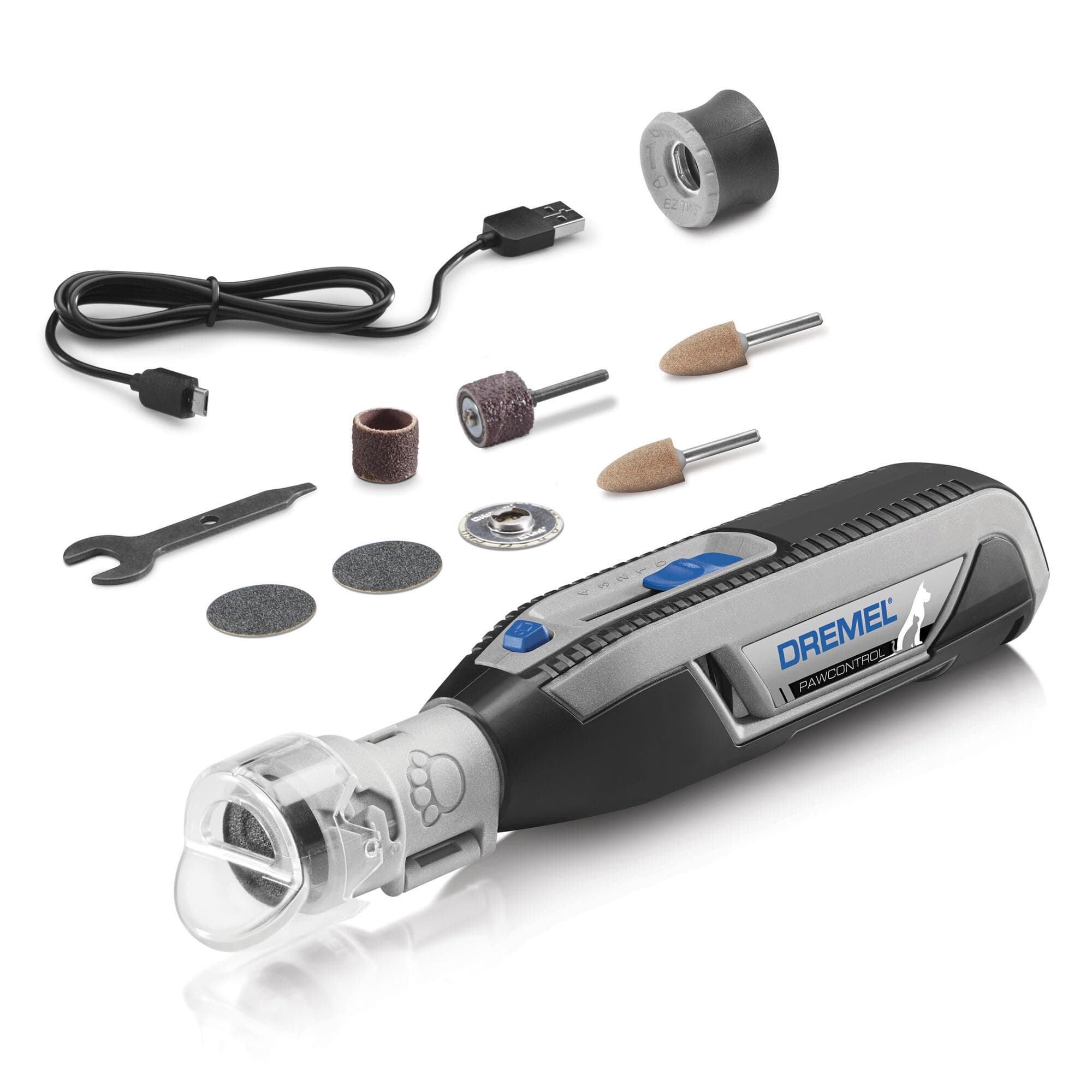 Dremel PawControl 7760-PET Dog Nail Grinder and Trimmer - Cordless & Rechargeable Pet Grooming Tool Kit - Safe for Dogs, Cats, and Small Animals (Amazon Exclusive)
