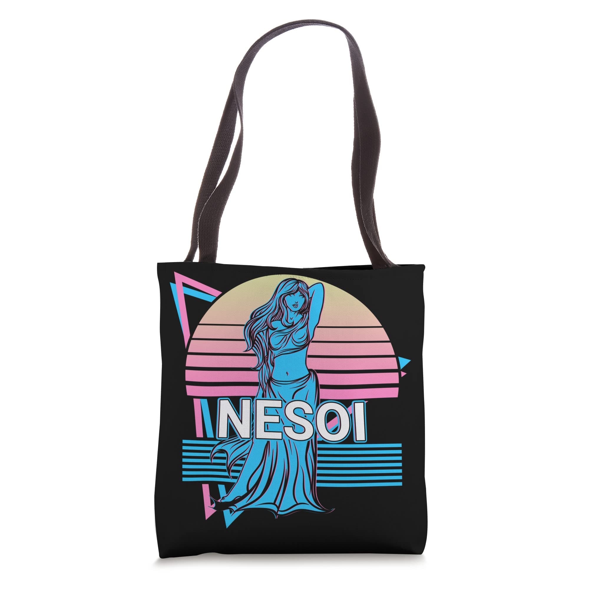 Nesoi Goddess Ancient Greek Greek Mythology Retro Tote Bag