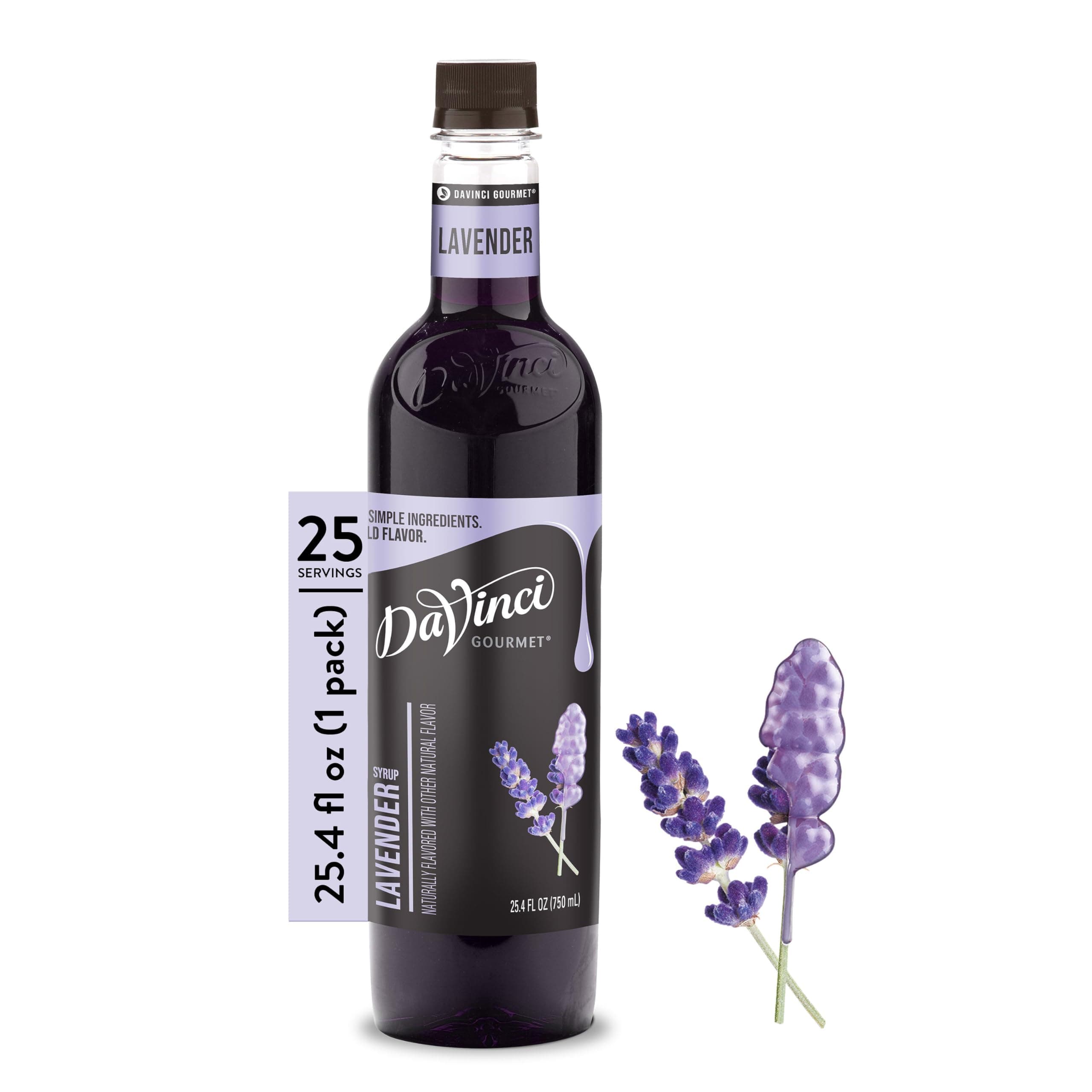 Lavender Syrup, 25.4 Fluid Ounces (Pack of 1)