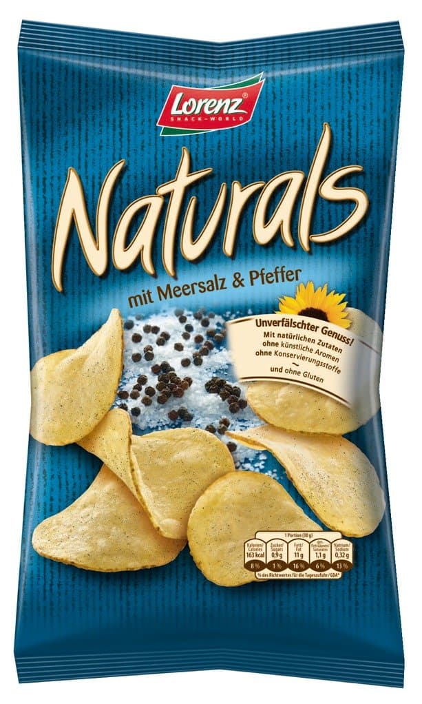 Lorenz Naturals Meersalz & Pfeffer, Sea Salt & Pepper 100g - 3.5Oz