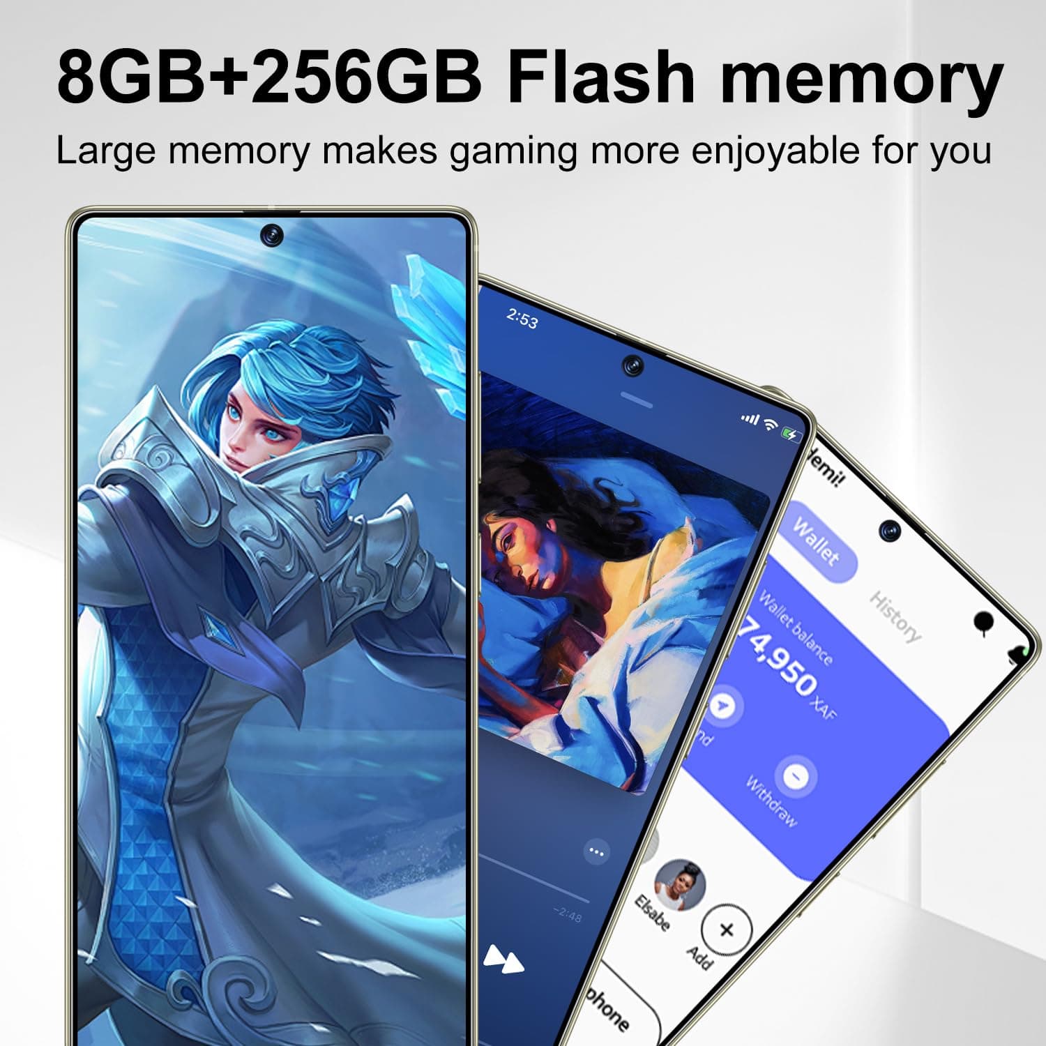 I25 Ultra Unlocked 6.9" HD+ Display 8+256GB U (Titanium Orange)