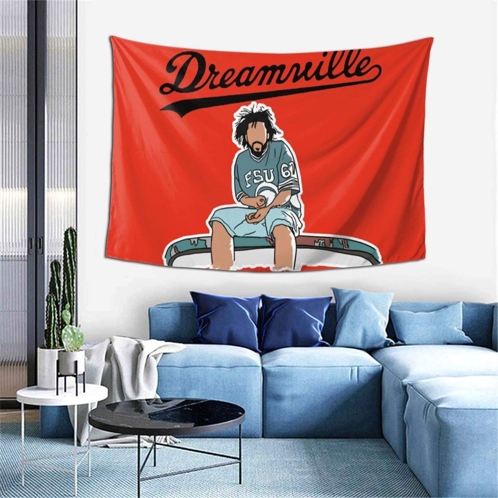 J Cole Tapestry Wall Hanging Blanket Art Decoration For Living Room Bedroom Home Decor 60x40 Inch