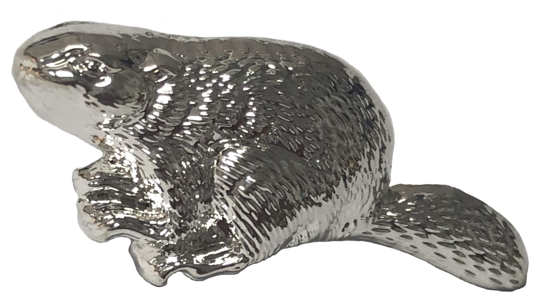 Aquinas Scout ProductsBeaver Lapel Pin - Nickel Plated Beaver Pin