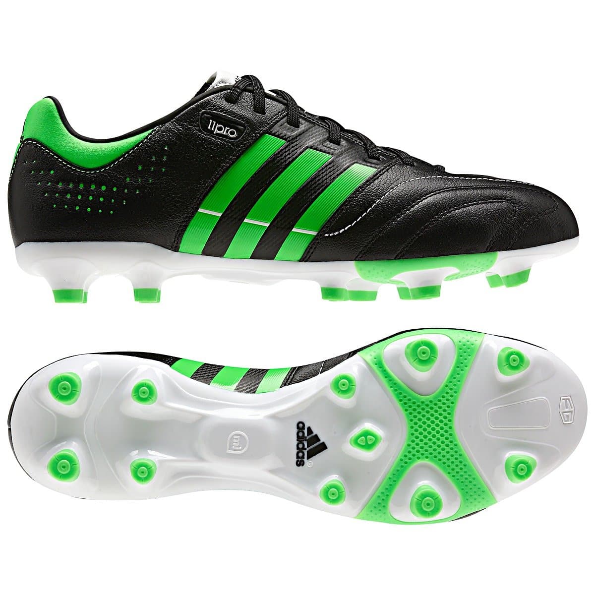 Adidas 11Core TRX FG [BLACK1/GREENZEST/RUNNINWHT] (9)