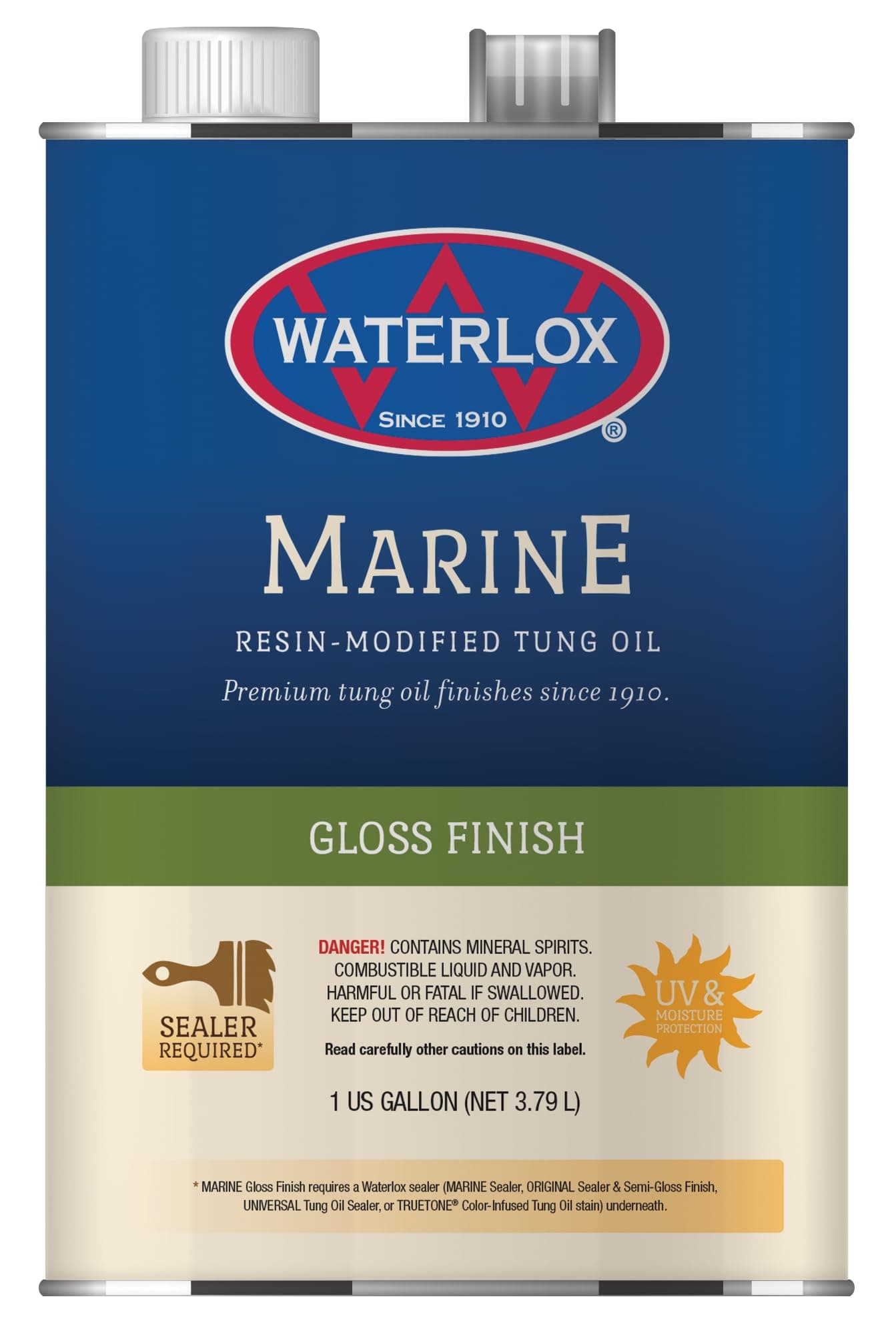 GAL WATERLOX MARINE FINISH TB 3940 1F - HIGH GLOSS/HIGHLY REFLECTIVE