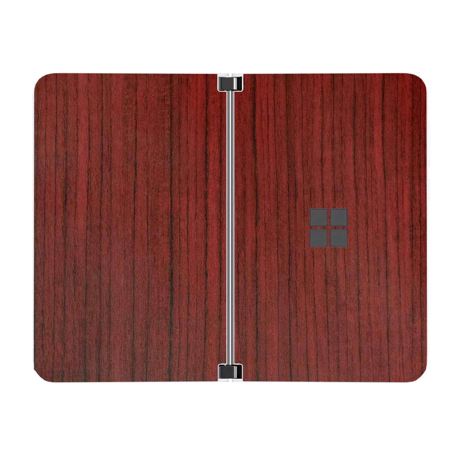 SopiGuard ステッカー Surface Duo Phone エッジツーエッジ精密ビニールスキンラップ(ウッドダーク)