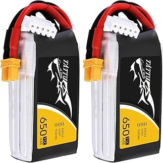 650mAh 4S1P 75C 14.8V Lipo Battery with XT30 Plug(2 Pcs)